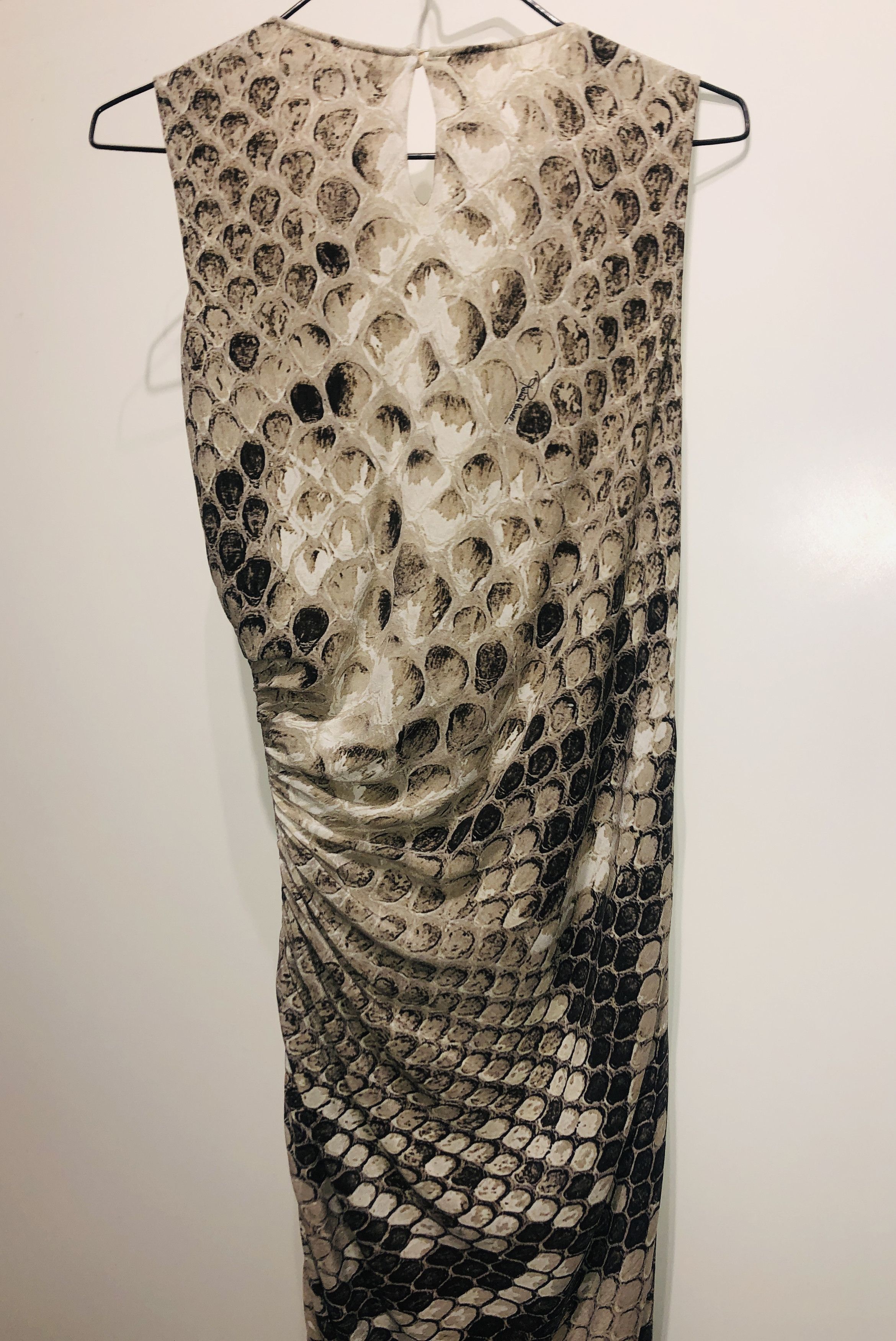 Roberto Cavalli Phyton silk printed Dress Size S / US 4 / IT 40 - 18 Thumbnail