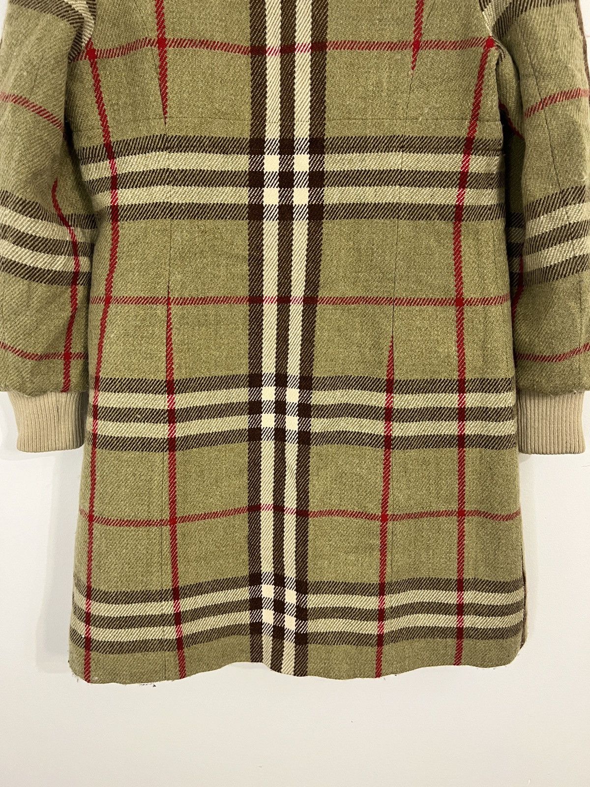Burberry × Vintage Vtg Burberry Wool coat Size S / US 4 / IT 40 - 3 Thumbnail