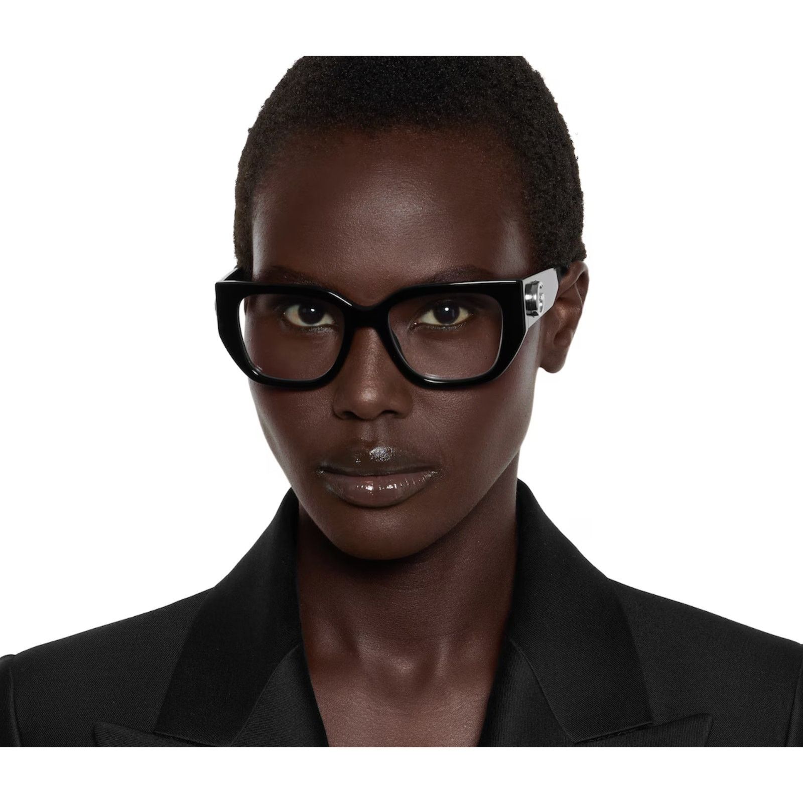 Gucci NEW Gucci GG1952O Black Thick Rim Eyeglasses Frames $515 Size ONE SIZE - 1 Thumbnail