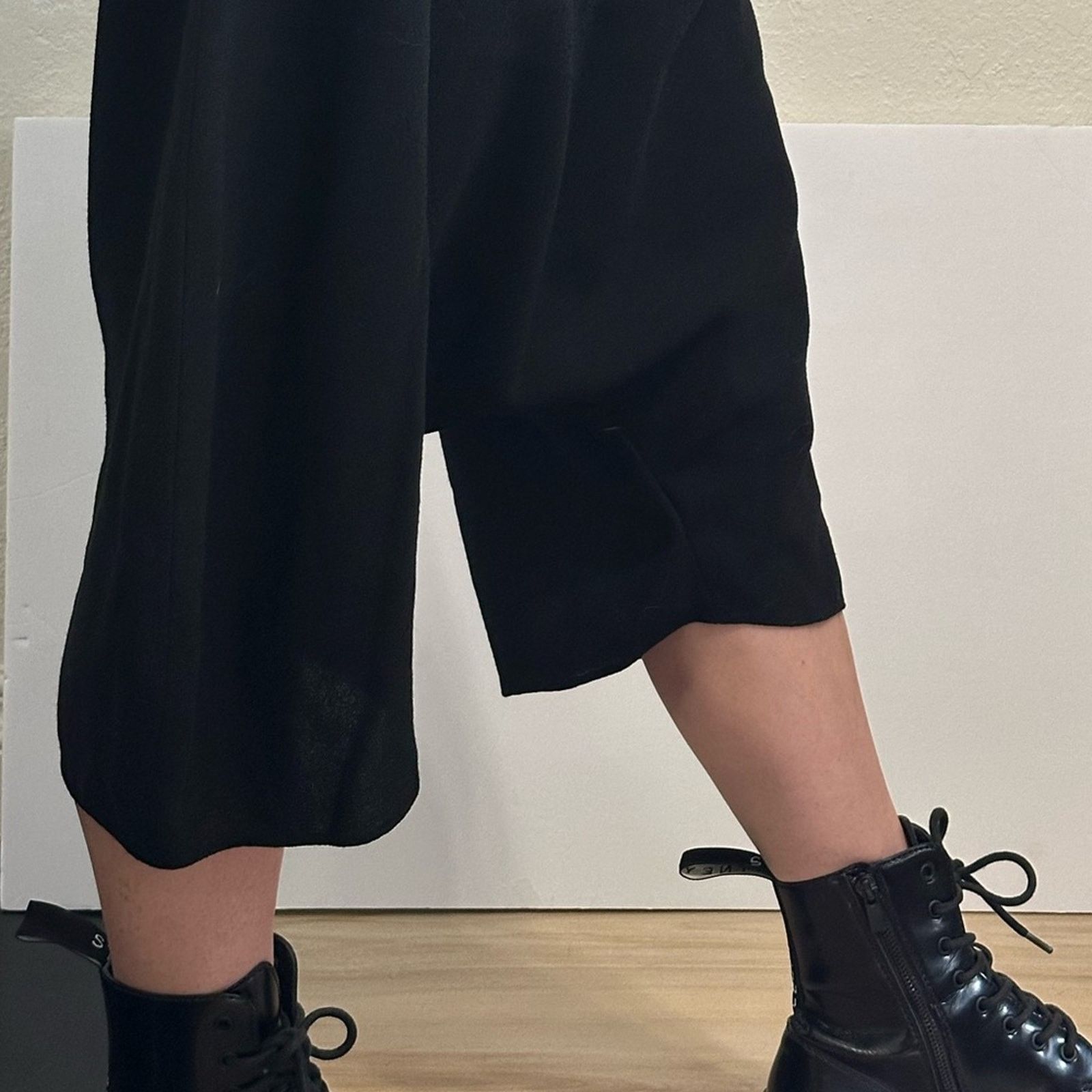 Yves Saint Laurent Vintage YSL x Stefano Pilati 09 Wool Harem Pants Black FR 40 Size 28" / US 6 / IT 42 - 5 Thumbnail