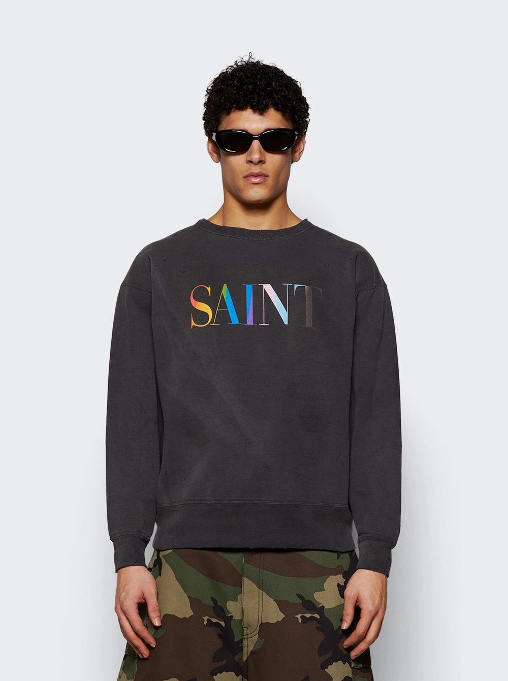 Saint Michael o1mle0326 Crewneck Sweatshirt in Black Size US S / EU 44-46 / 1 - 3 Thumbnail