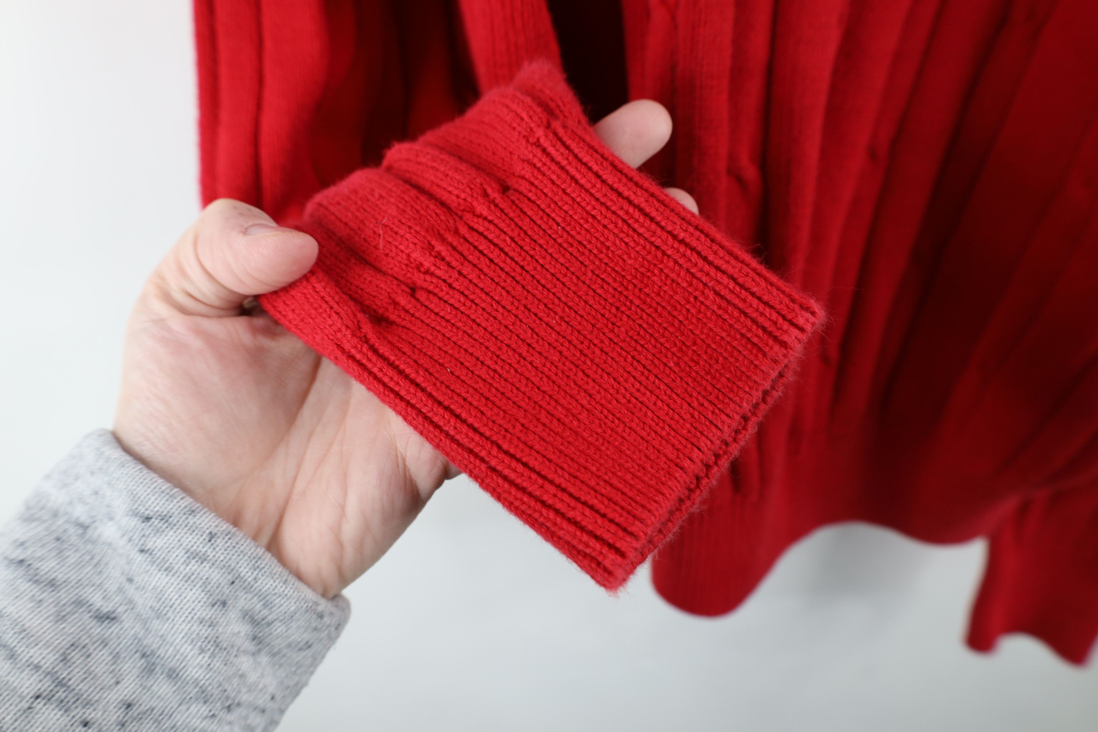 Nautica × Vintage Vintage 90s Nautica Chunky Cable Knit Crewneck Sweater Size US M / EU 48-50 / 2 - 7 Thumbnail