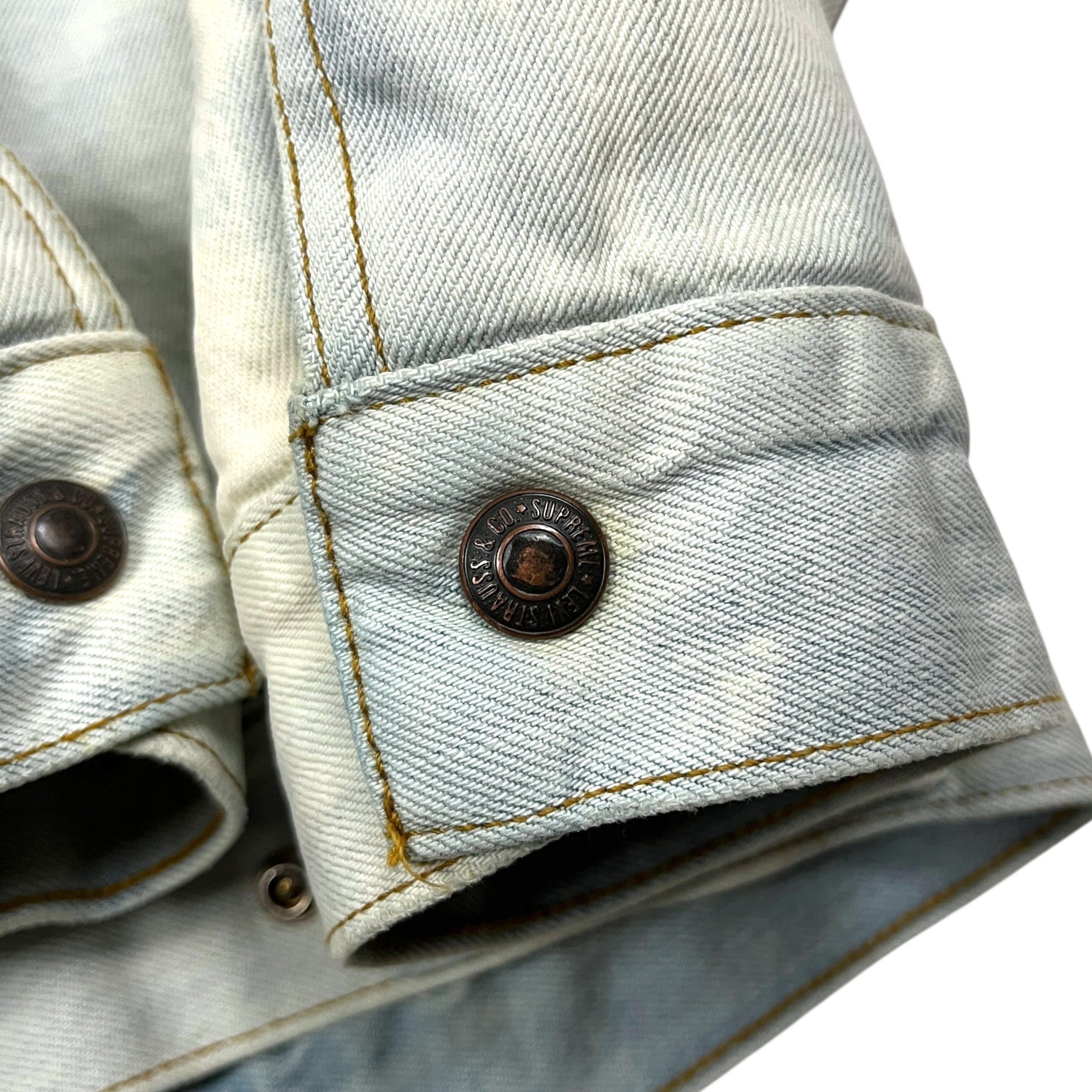 Supreme Supreme x Levi's Life's A B&*$% Sherpa Jean Jacket - Size M Size US M / EU 48-50 / 2 - 7 Thumbnail