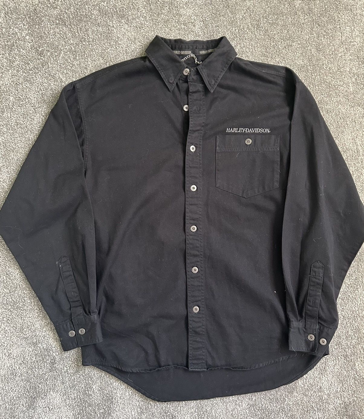 Harley Davidson Embroidered Harley Davidson button up Long sleeve Size US M / EU 48-50 / 2 - 2 Thumbnail