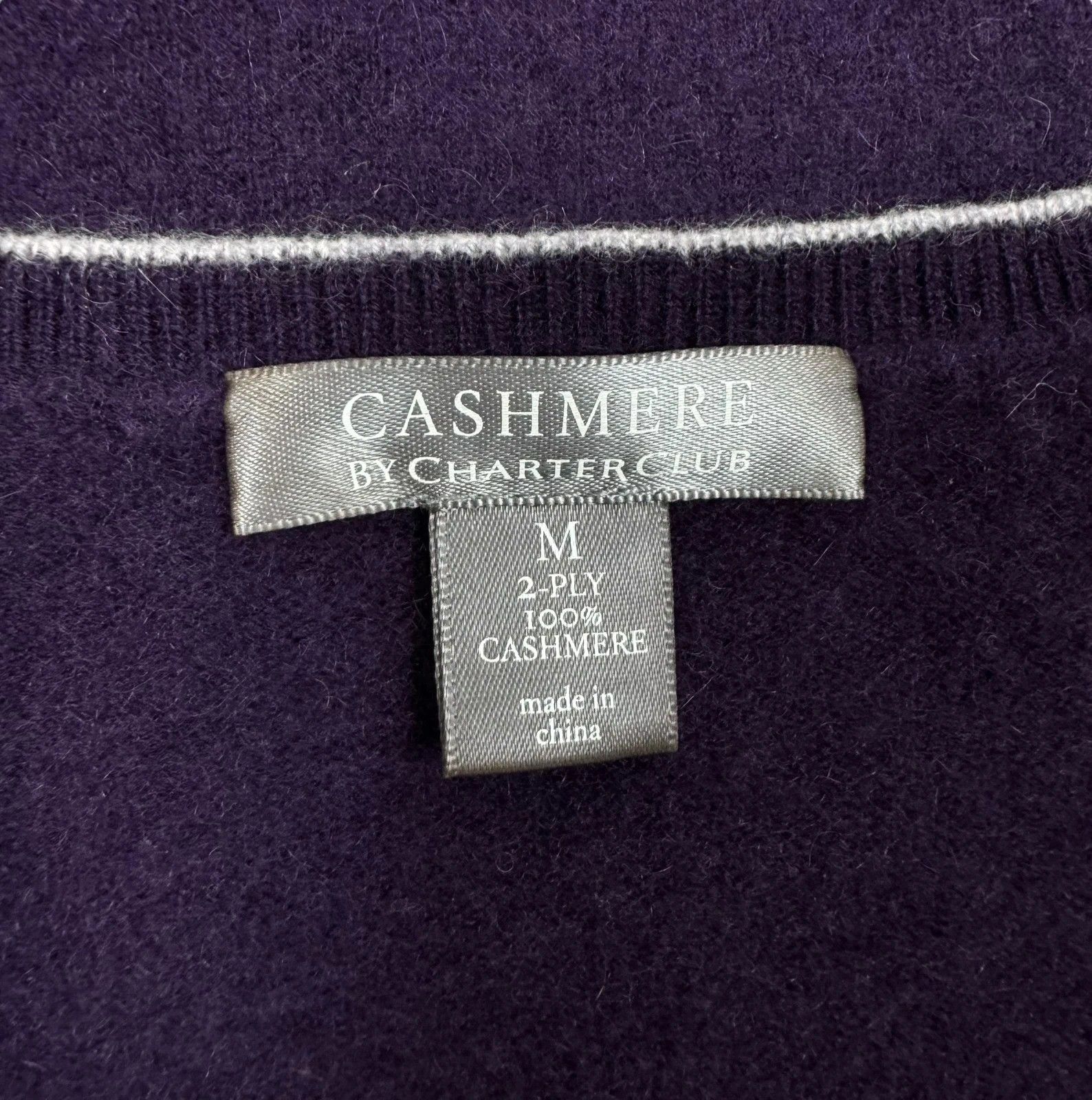 Other Cashmere by Charter Club Sweater 100% Kashmir size M Size M / US 6-8 / IT 42-44 - 10 Thumbnail