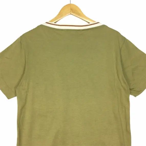 Christian Dior Monsieur Vtg CHRISTIAN DIOR PARIS Sports Pocket Ringer Tee Shirt Size L / US 10 / IT 46 - 6 Thumbnail