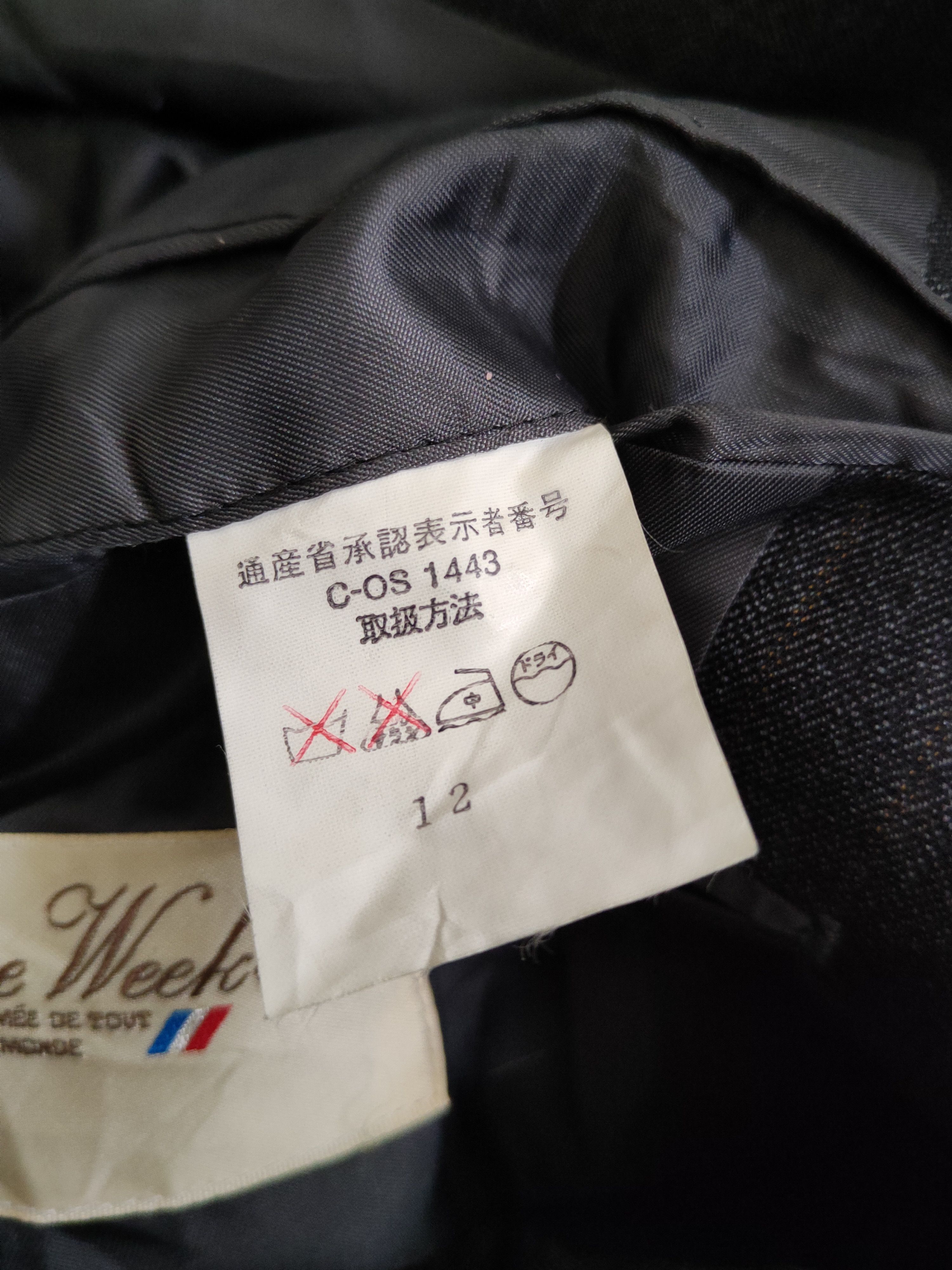 Japanese Brand × Vintage Very rare One Week Black Blazers (Vintage Stuff) Size US M / EU 48-50 / 2 - 10 Thumbnail