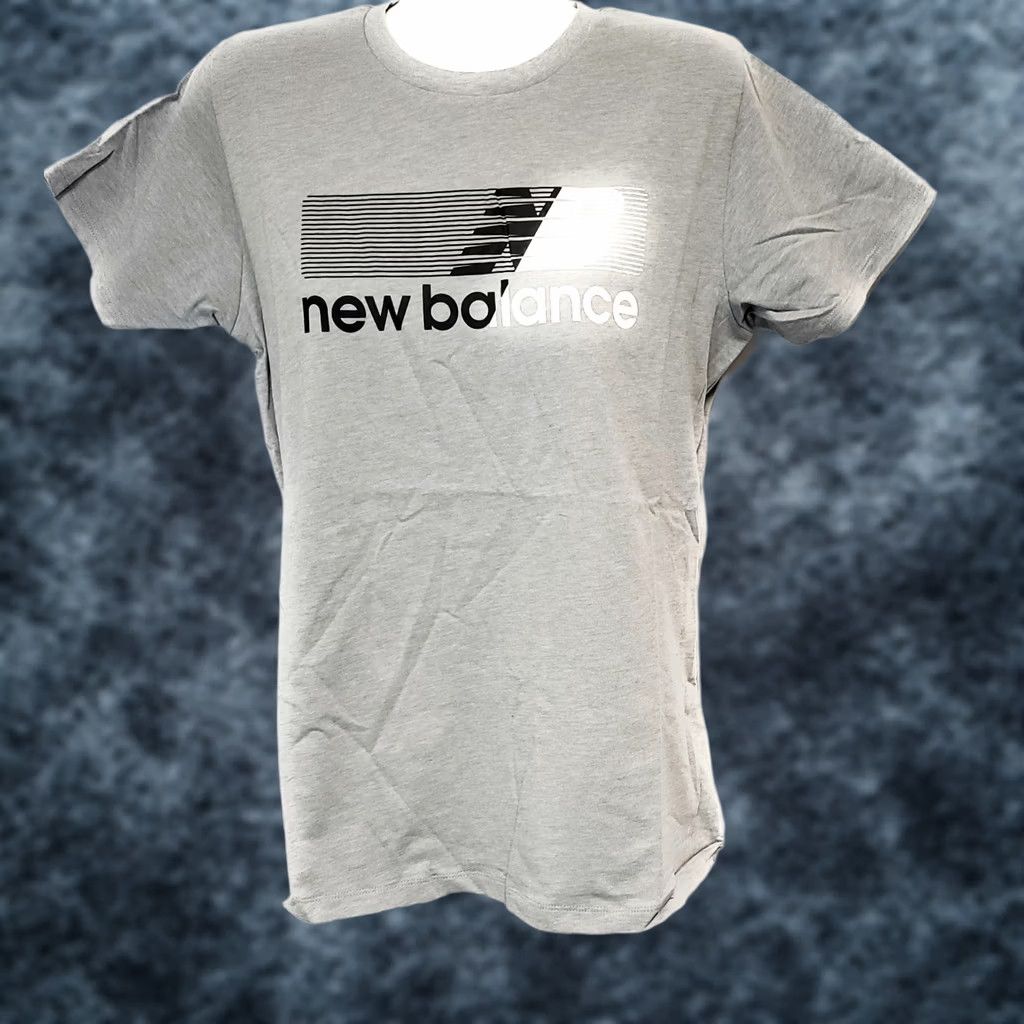 New Balance Womens New Balance Relentless Graphic Athletic Tee Shirt Gray XS S Boys Girls Mens Womens Size S / US 4 / IT 40 - 1 Thumbnail