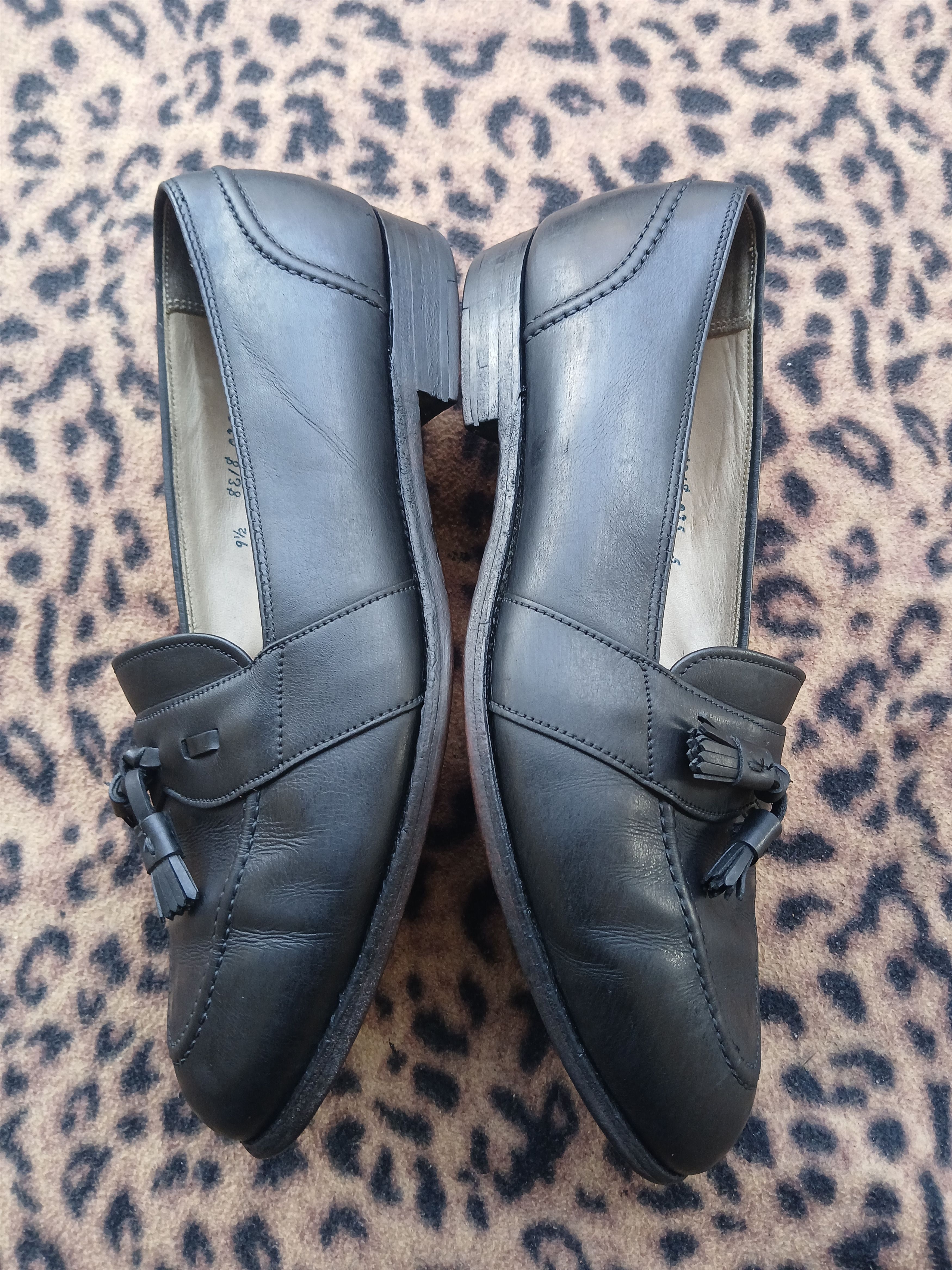 Alden Alden Black Tassel loafer for J'S.A.Bank Clothiers Size US 9.5 / EU 42-43 - 3 Thumbnail
