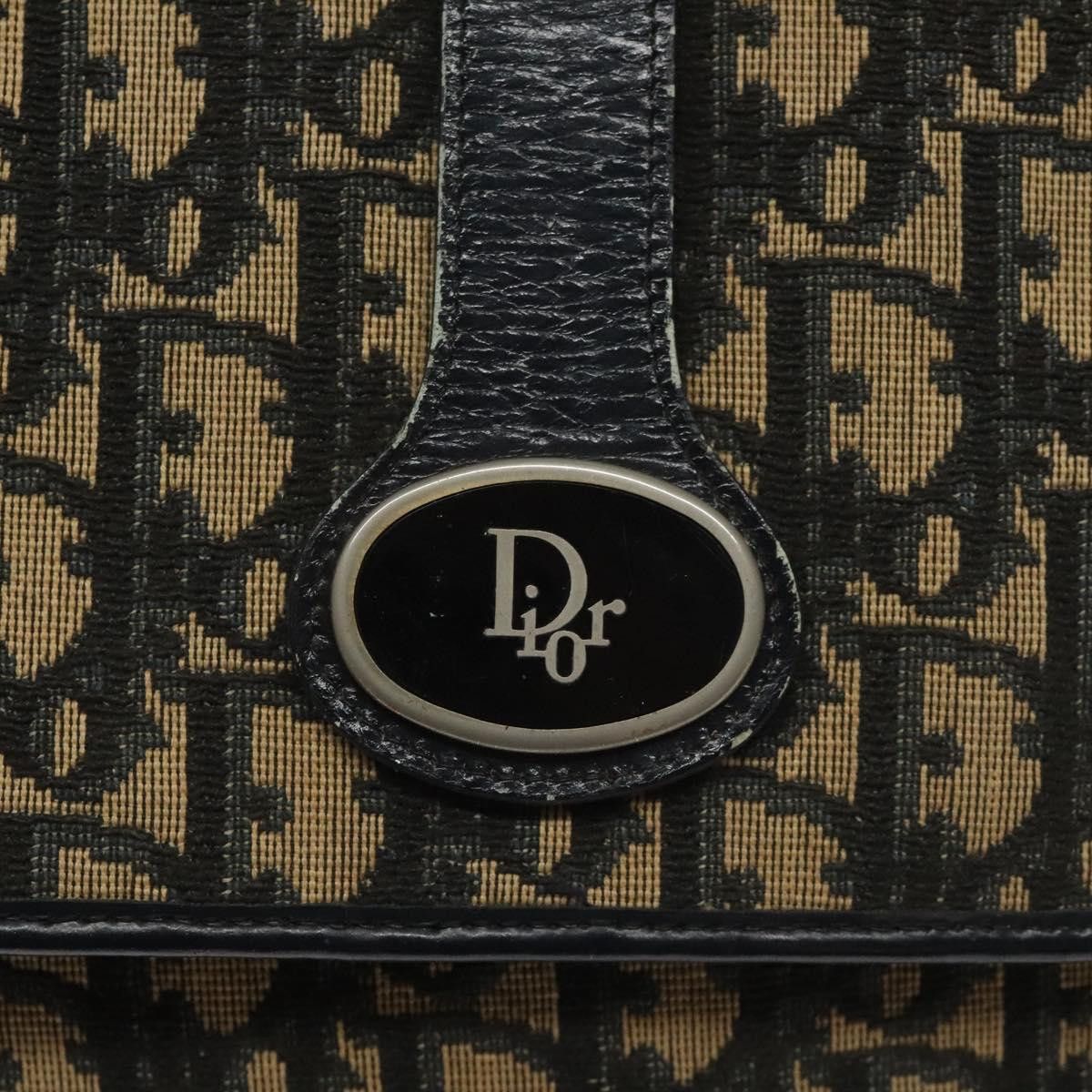 Dior DIOR Trotter Canvas Shoulder Bag Navy Size ONE SIZE - 14 Thumbnail