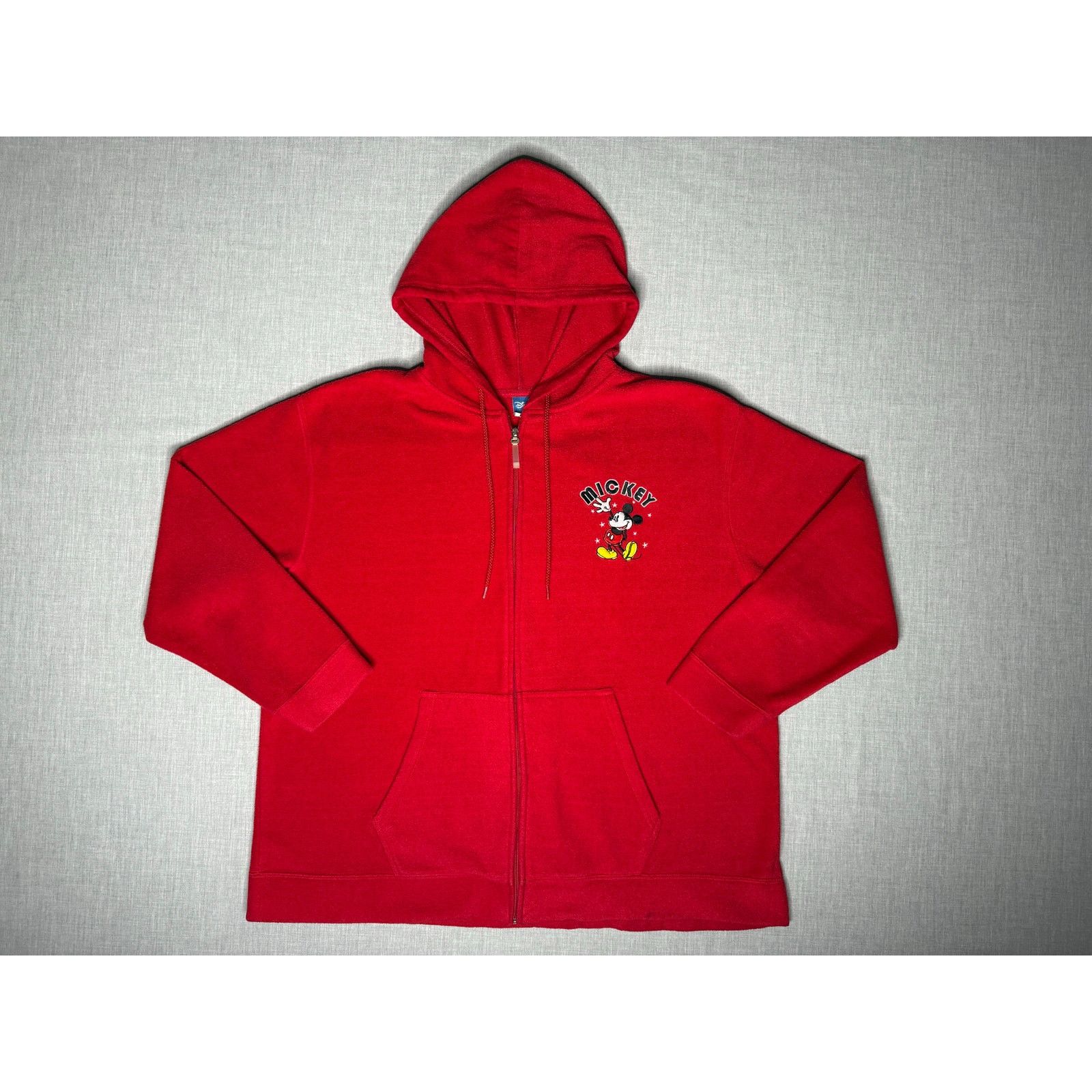 Disney × Vintage Vintage Mickey Disney Full Zip Fleece Hoodie Women’s 2XL Size XXL / US 16-18 / IT 52-54 - 1 Thumbnail