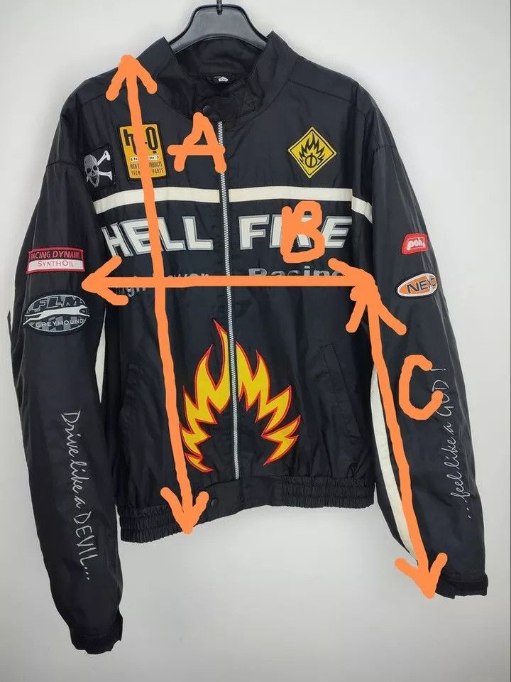 Vintage Vintage Polo Power Racing Hell Fire 90s Men's Motorcycle Size US XXL / EU 58 / 5 - 20 Thumbnail