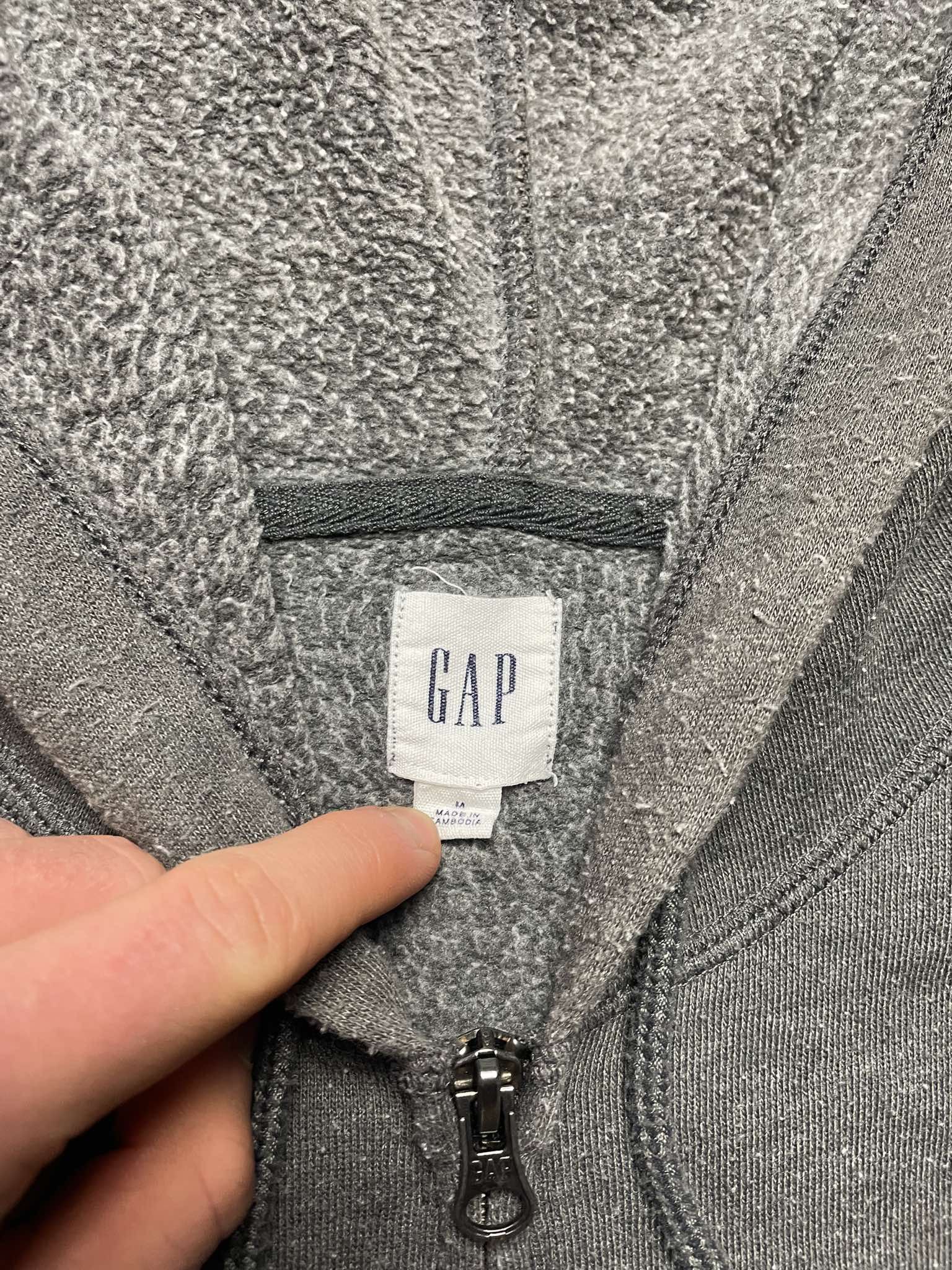 Gap × Vintage Vintage zip-up sweatshirt hoodie Gap logo classic streetwear Size US M / EU 48-50 / 2 - 6 Thumbnail