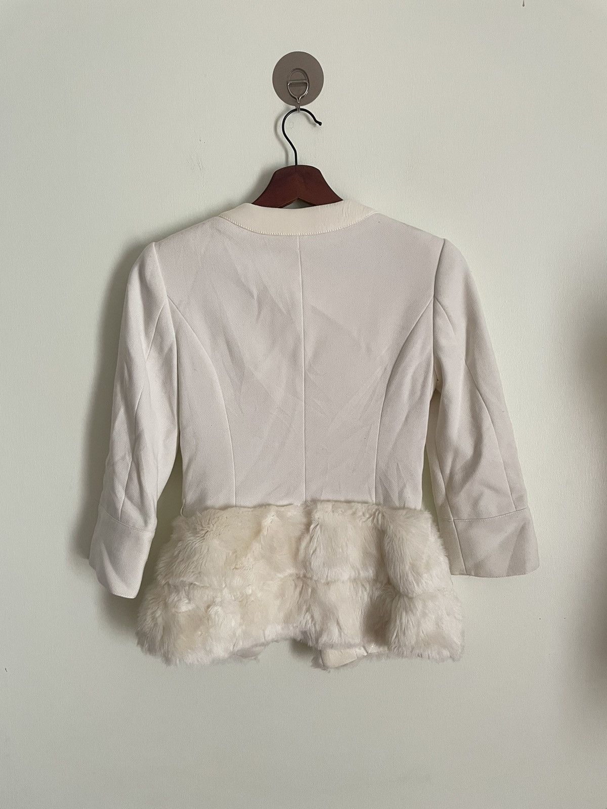 Elisabetta Franchi White Jacket by Elisabetta Franchi Size S / US 4 / IT 40 - 2 Thumbnail