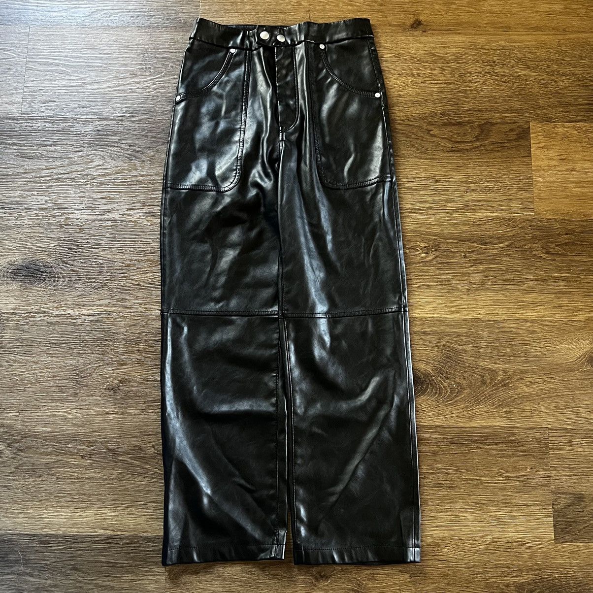 BLANKNYC Pleather Black NYC Vintage Pants Size 27" / US 4 / IT 40 - 1 Thumbnail