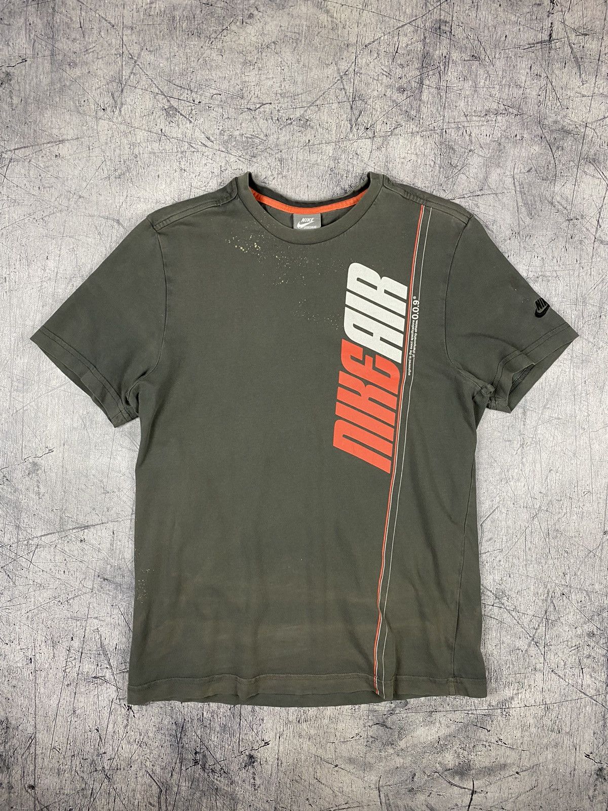 Nike × Vintage Vintage Nike Air Y2K Drill Big Logo Tee T Shirt Size US M / EU 48-50 / 2 - 2 Thumbnail