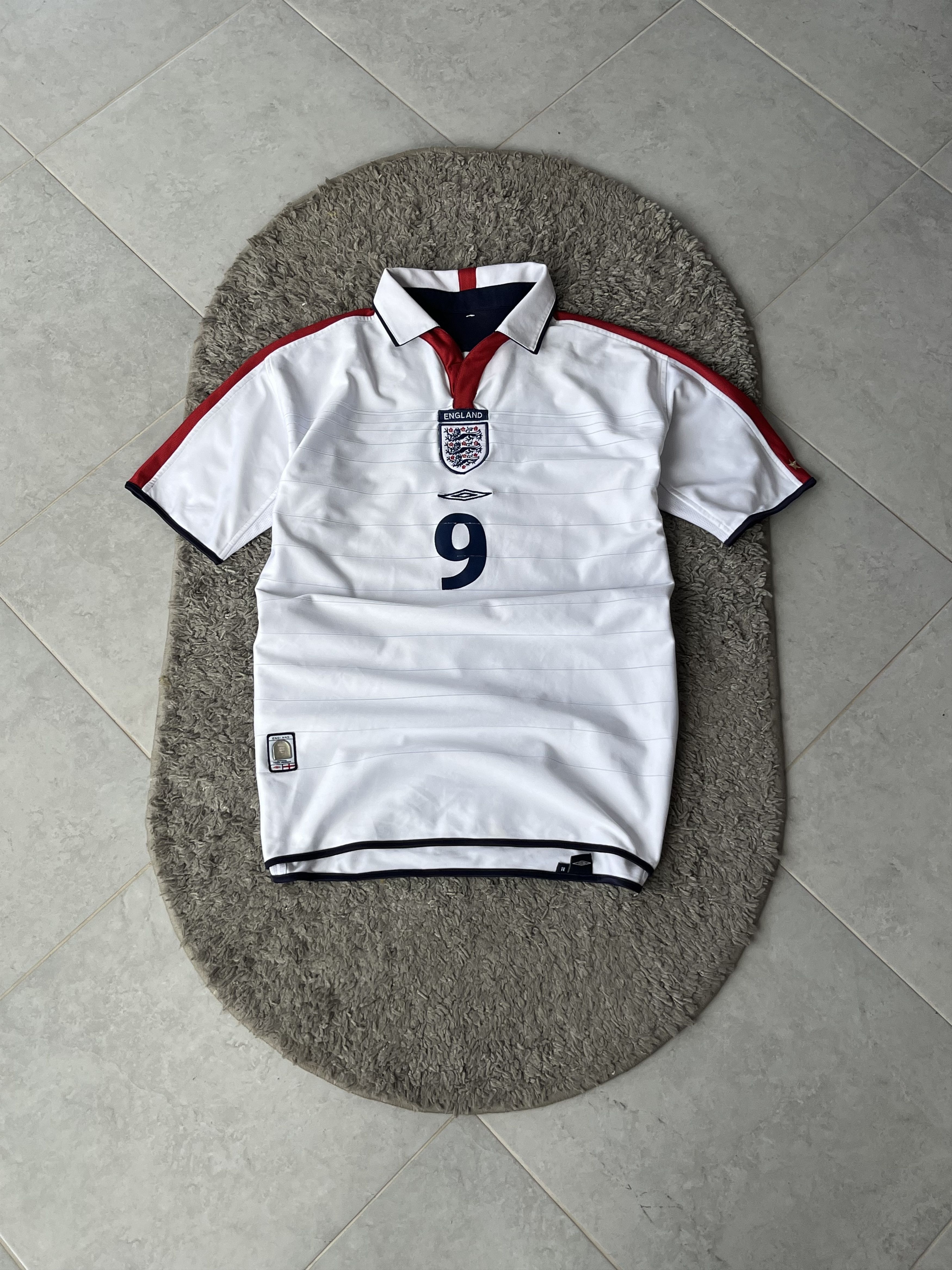 Umbro UMBRO ENGLAND Home Football Jersey 2003/04 ROONEY “9” Size US M / EU 48-50 / 2 - 1 Thumbnail