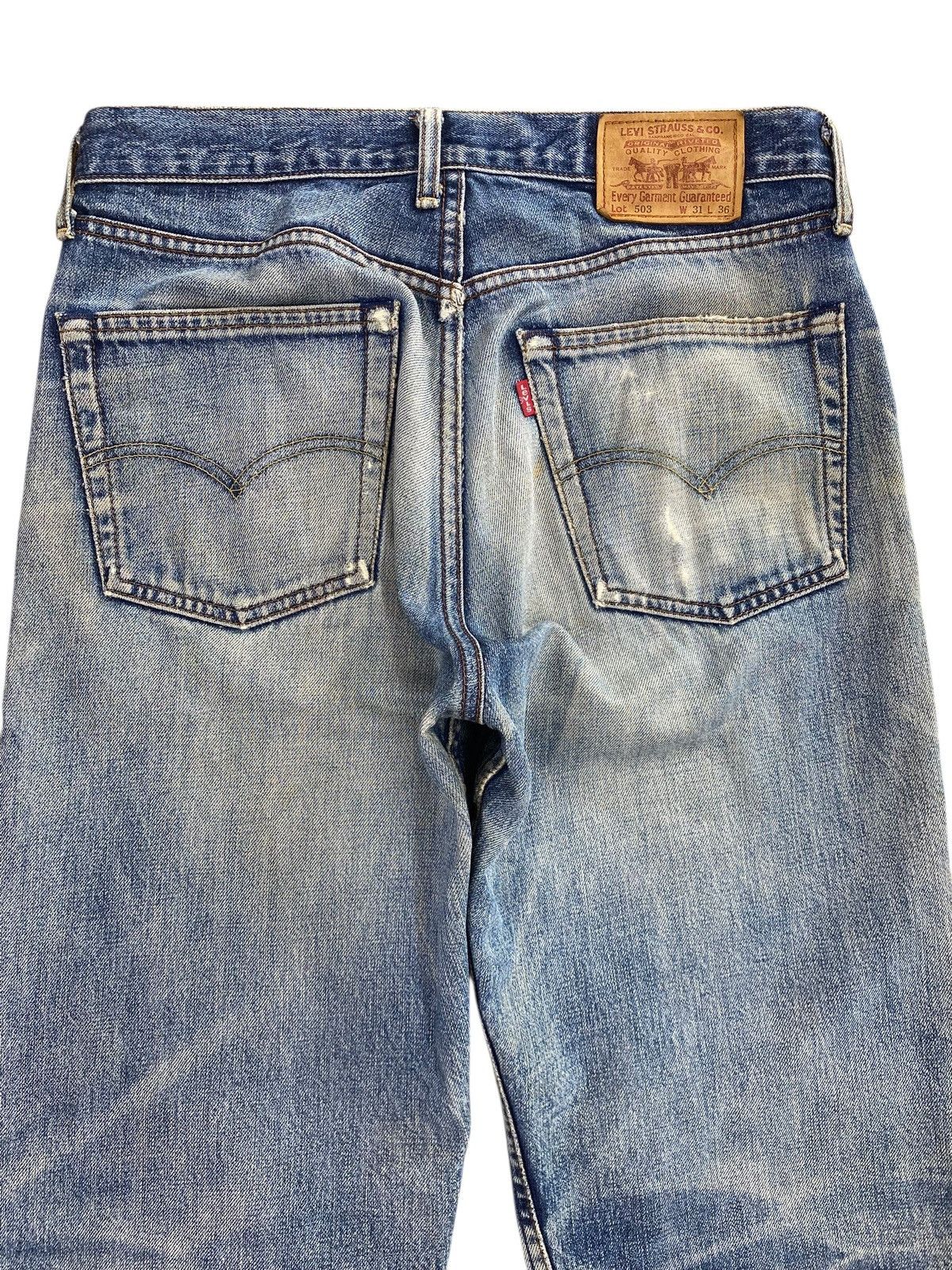 Levi's Levi’s Distressed Faded Wash Style Loose Jeans Size US 30 / EU 46 - 4 Thumbnail
