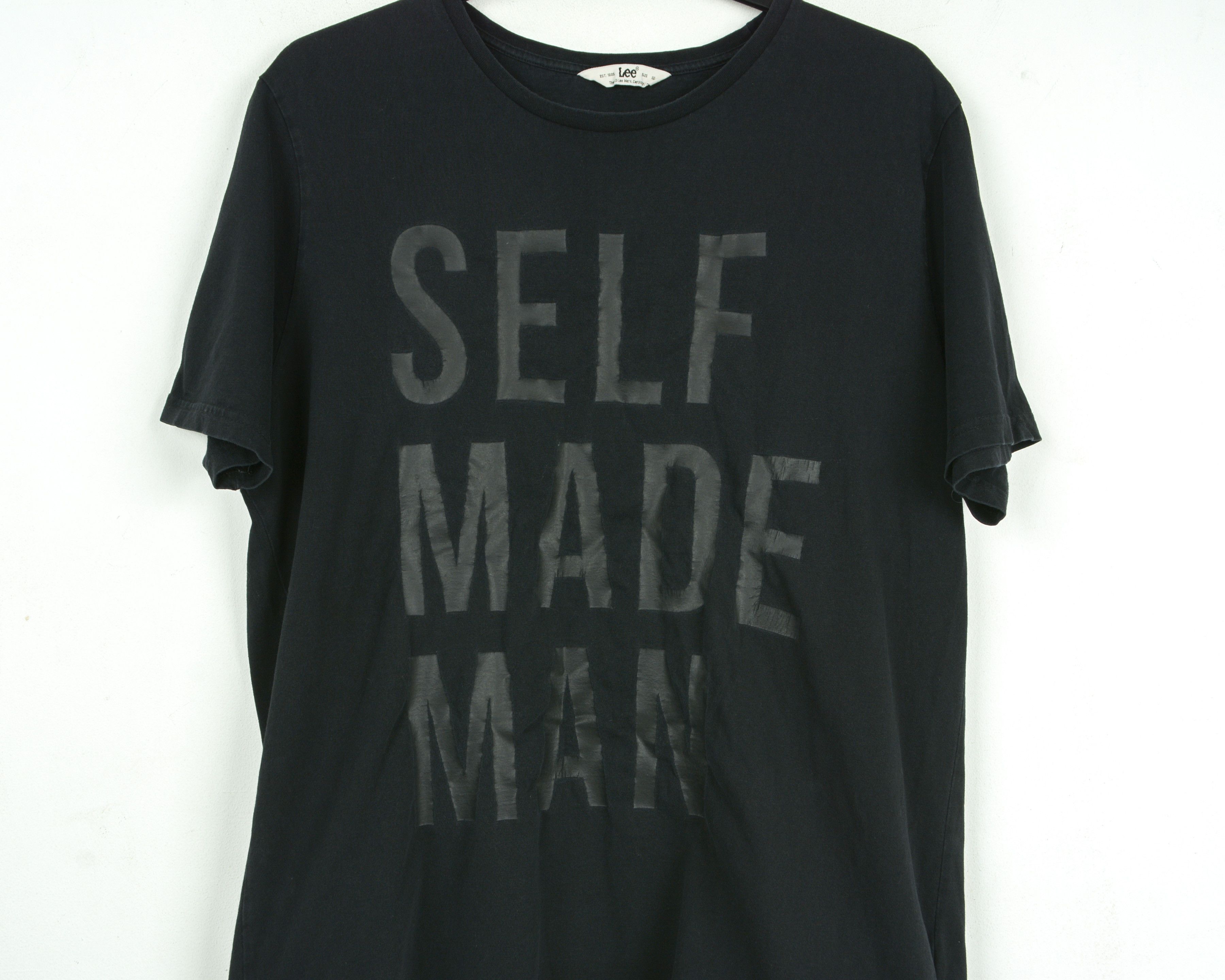 Lee 2XL T-Shirt Black Cotton Short Sleeved Crew Neck Top Size US XXL / EU 58 / 5 - 3 Thumbnail