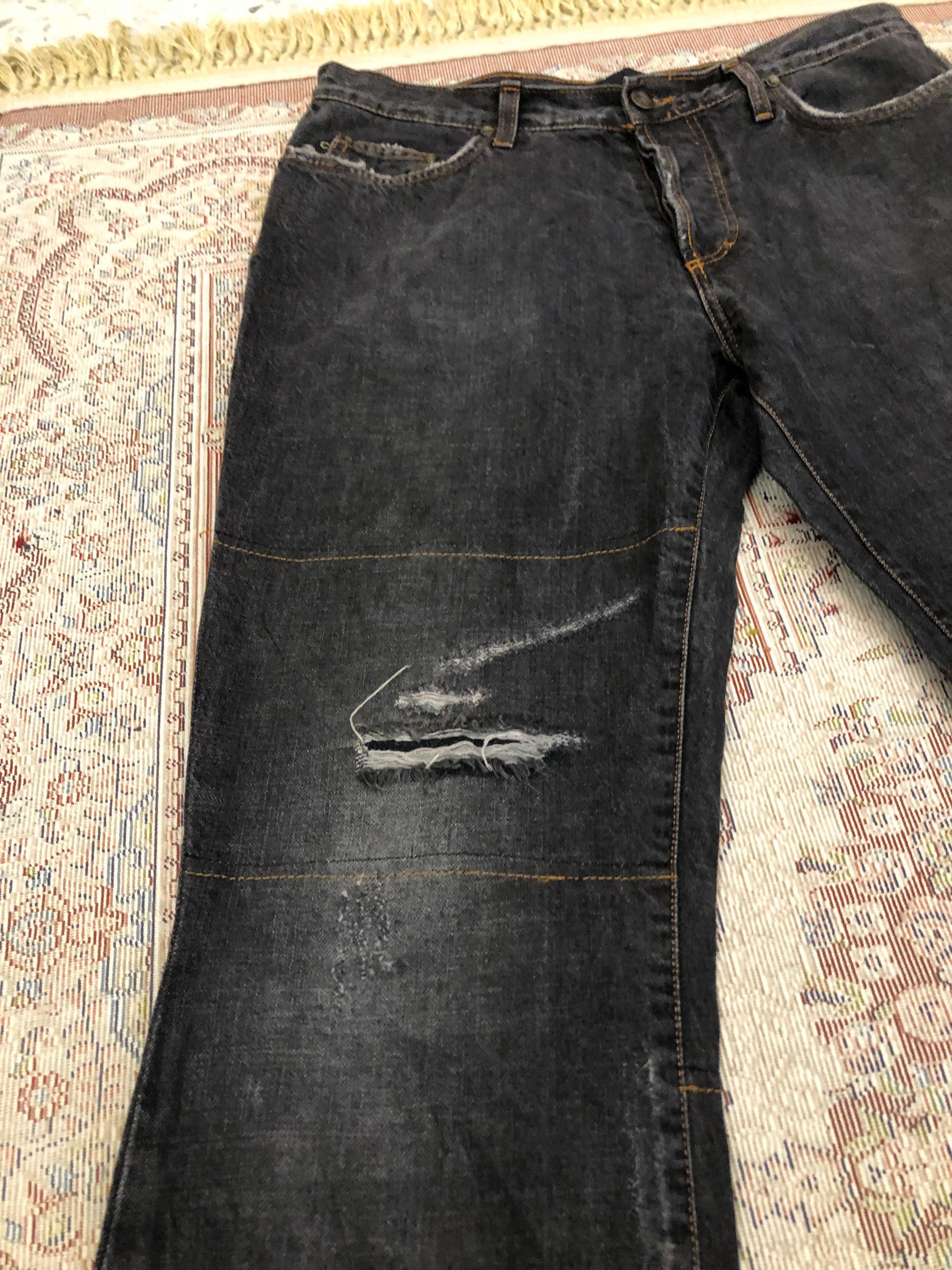 Just Cavalli Vintage Just Cavalli Jeans 36 Black Bootcut Distressed y2k Size US 36 / EU 52 - 6 Thumbnail