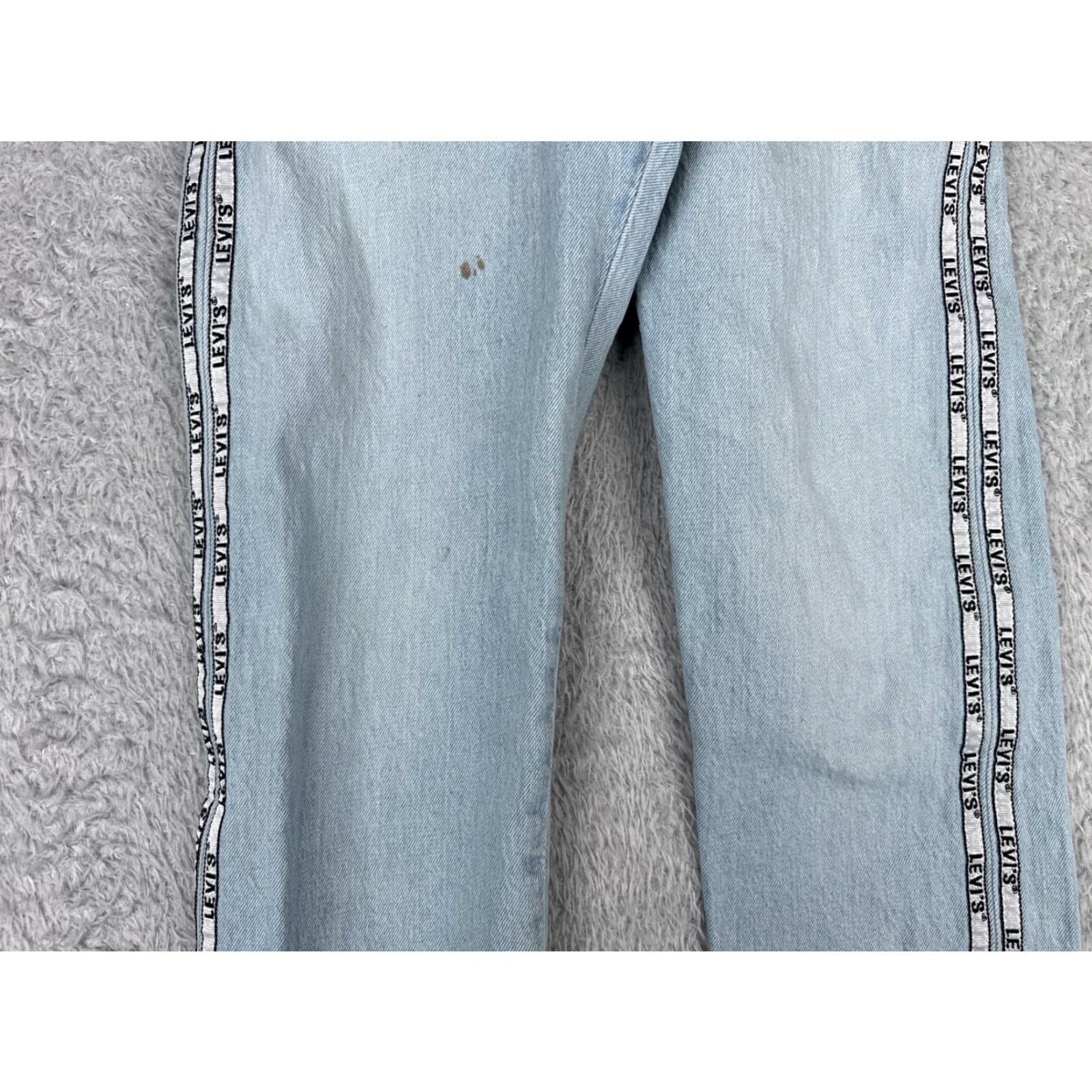 Levi's Levi's Jeans Womens 24 Blue Denim 501 Original Cropped Premium Big E 24x25 Size 42" / US 20 - 3 Thumbnail
