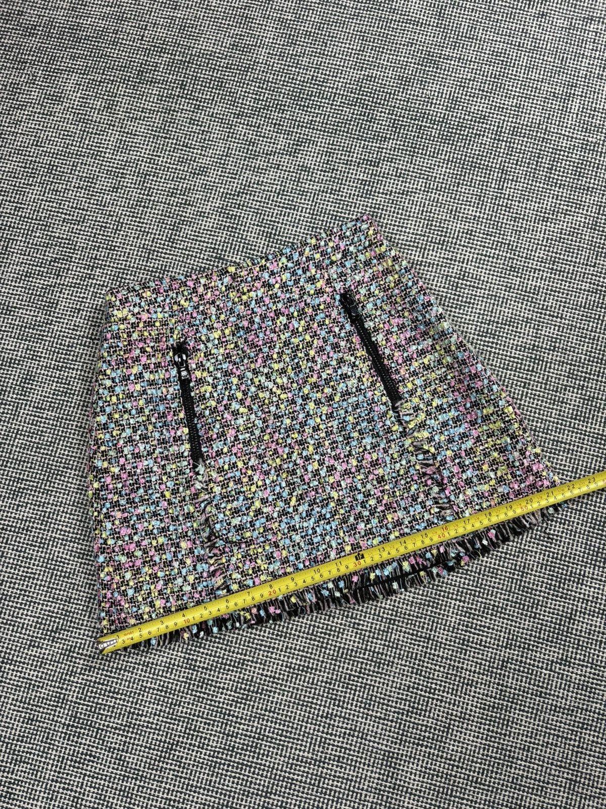 Emporio Armani Emporio Armani colorful tweed woven 2 pocket skirt Size 27" / US 4 / IT 40 - 9 Thumbnail