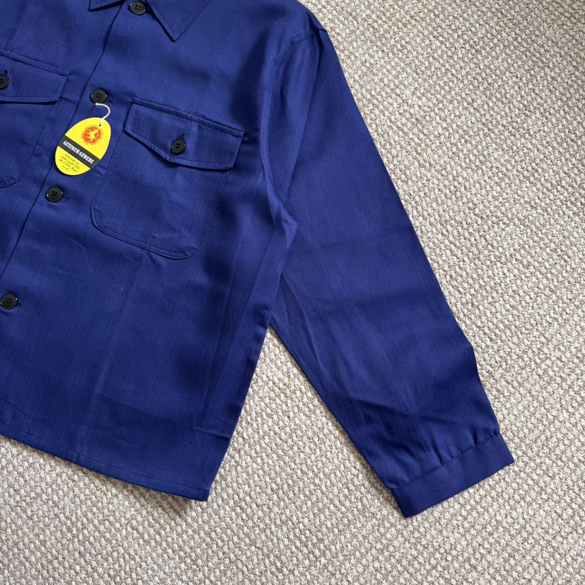 Le Laboureur German deadstock vintage HBT works french jacket Size US M / EU 48-50 / 2 - 8 Thumbnail
