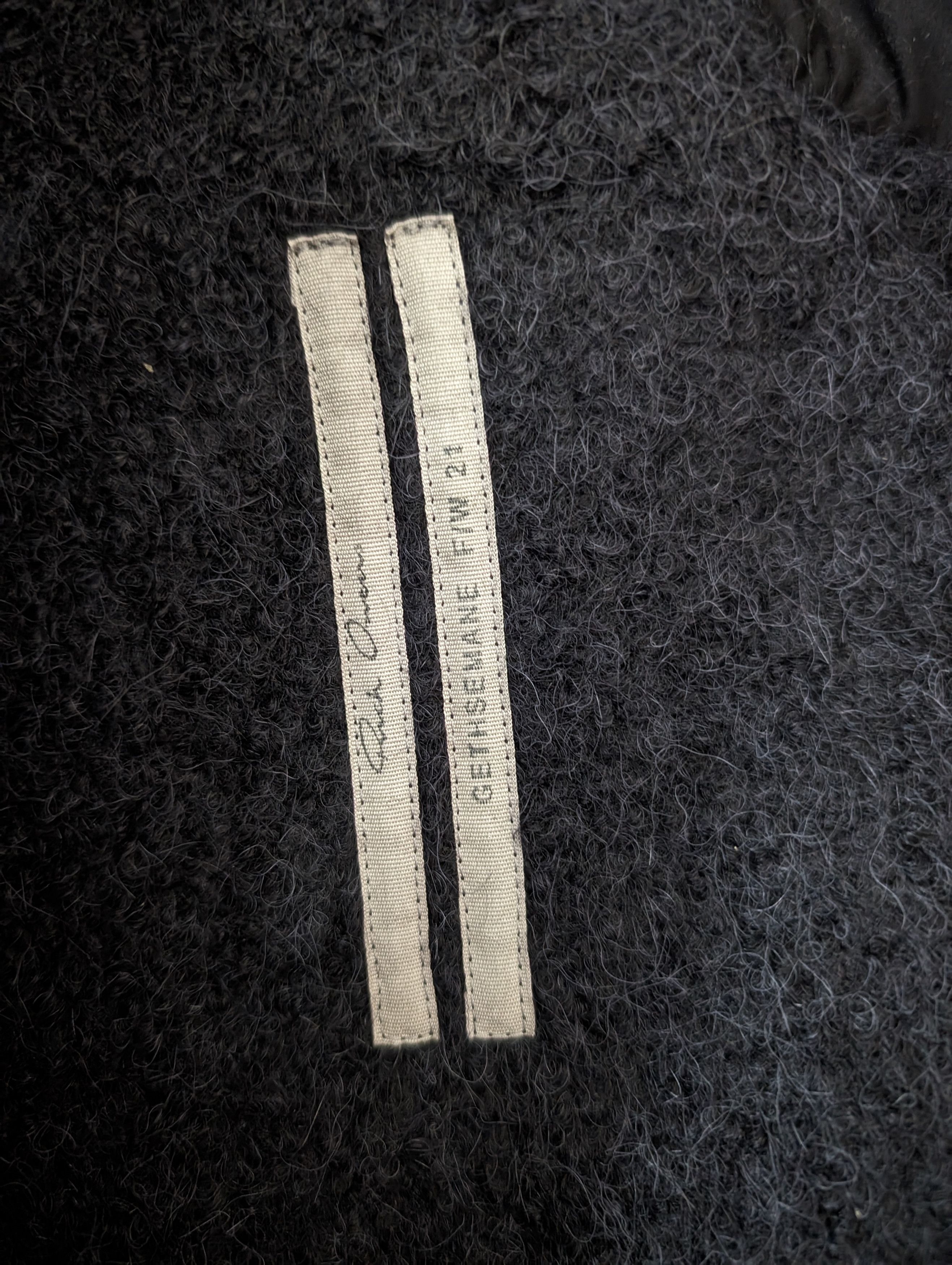 Rick Owens FW21 Alpaca/Mohair Outershirt Size US M / EU 48-50 / 2 - 9 Thumbnail