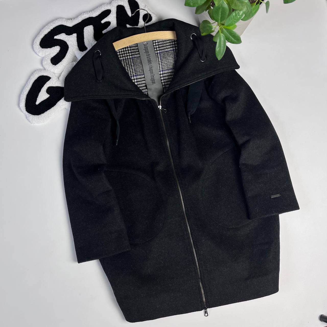 Cop Copine × Designer Womens Cop Copine Paris Designer Wool Coat Lampo Size 38 Size XS / US 0-2 / IT 36-38 - 3 Thumbnail