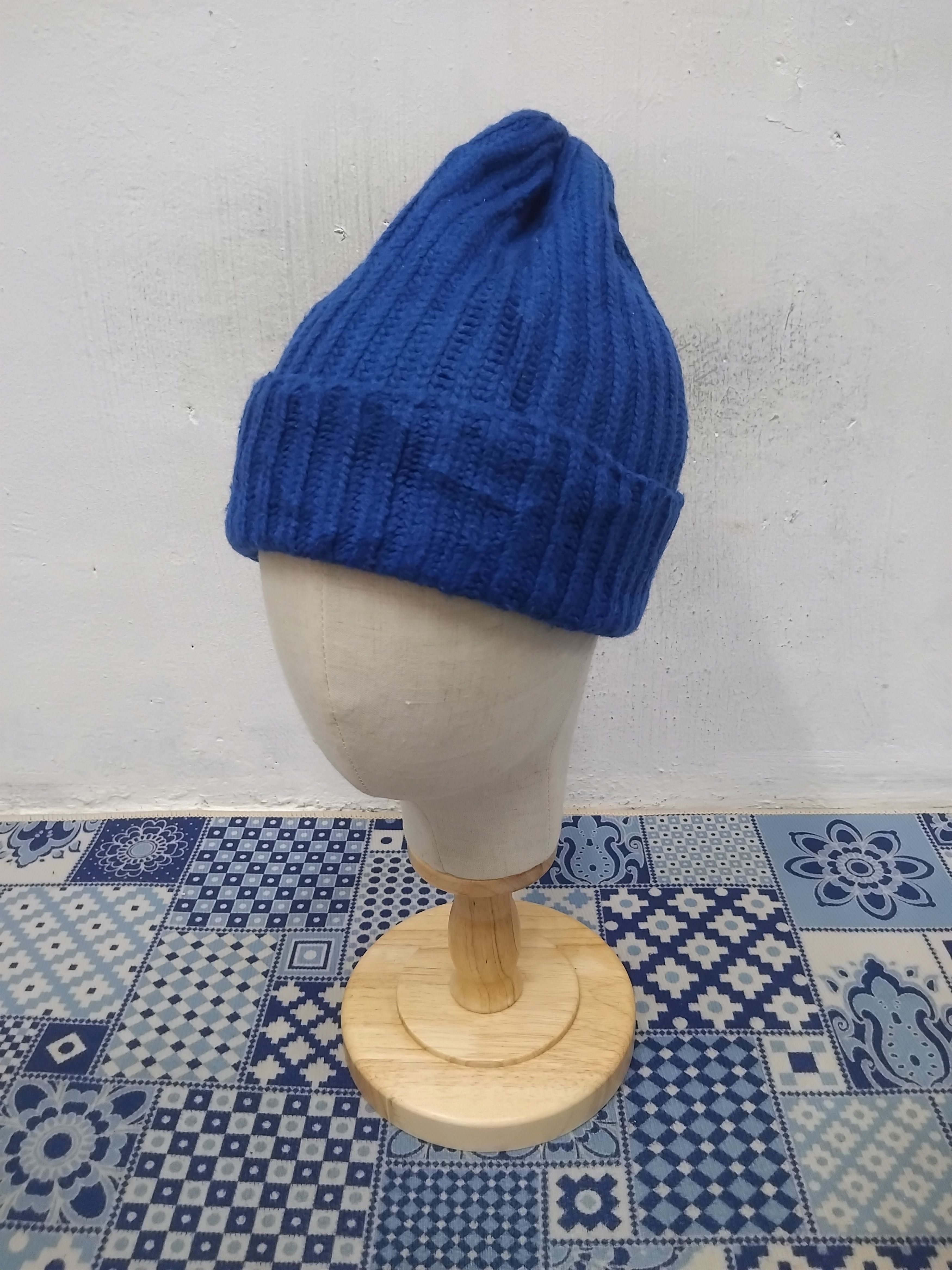 Japanese Brand 💥Uniqlo Japanese blue colour beanie hat Size ONE SIZE - 1 Thumbnail