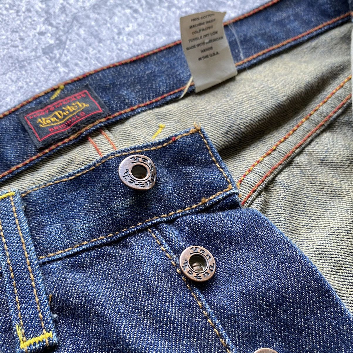 Von Dutch Y2k💥 VON DUTCH Patchwork Vintage Denim Pants Size US 28 / EU 44 - 8 Thumbnail