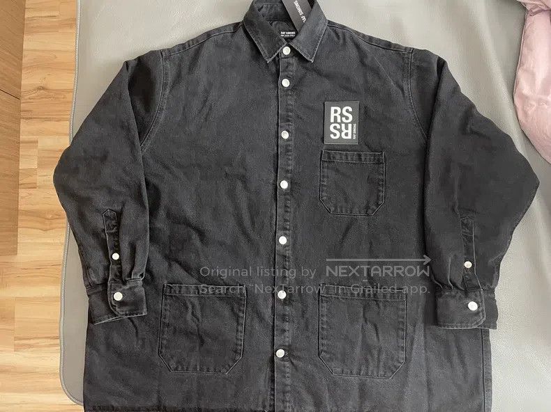 Raf Simons Raf Simons Padded big fit denim shirt Size US M / EU 48-50 / 2 - 1 Thumbnail
