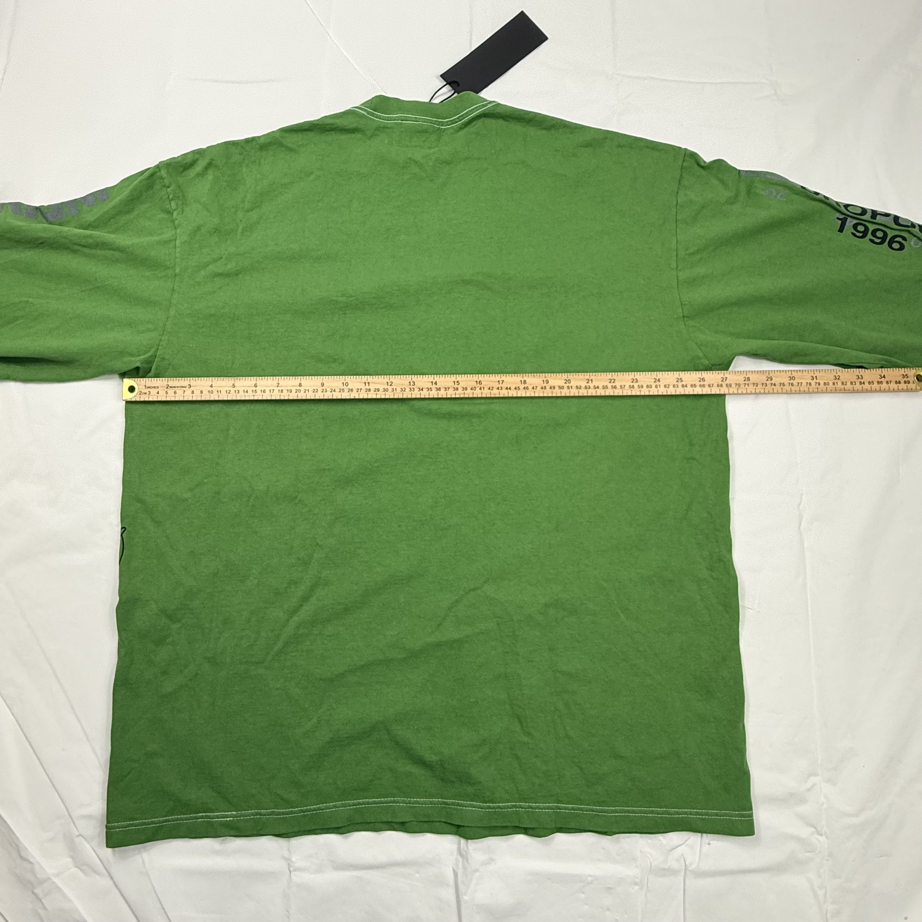 INDIVIDUALIST Individualist Green Graphic Long Sleeve Shirt Streetwear Size US XXL / EU 58 / 5 - 5 Thumbnail