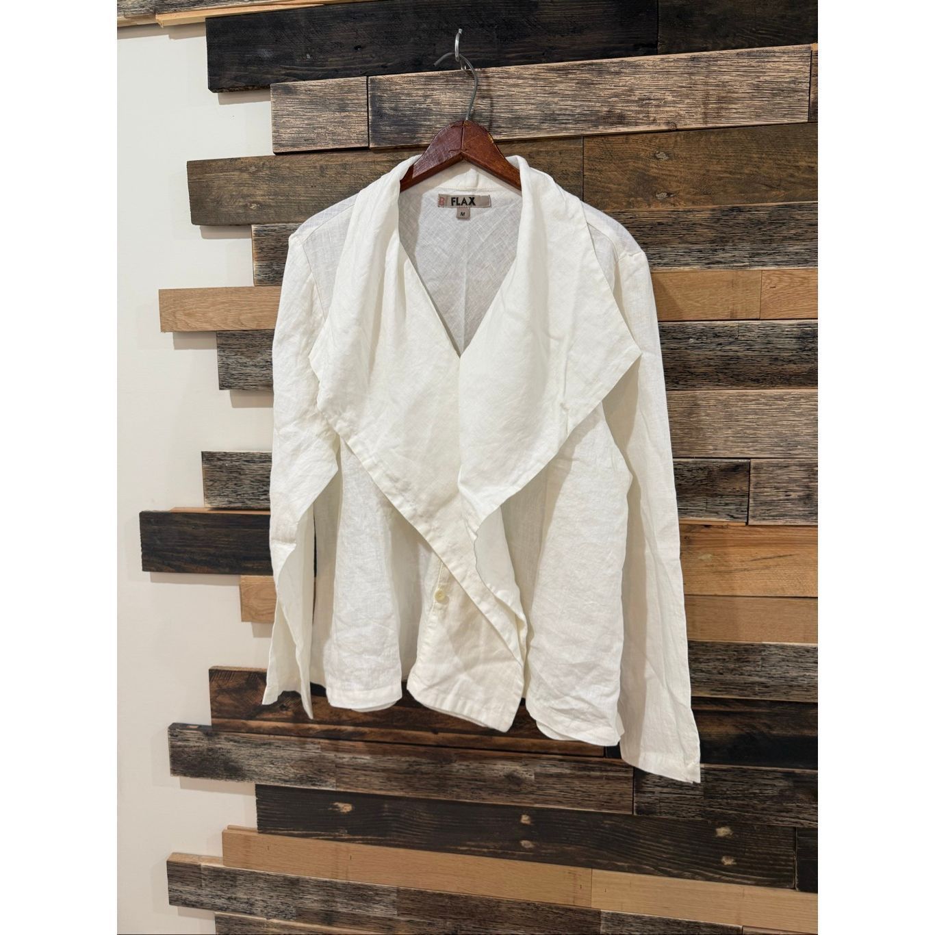 FLAX Flax button front linen blouse/ jacket sz M Size M / US 6-8 / IT 42-44 - 1 Thumbnail