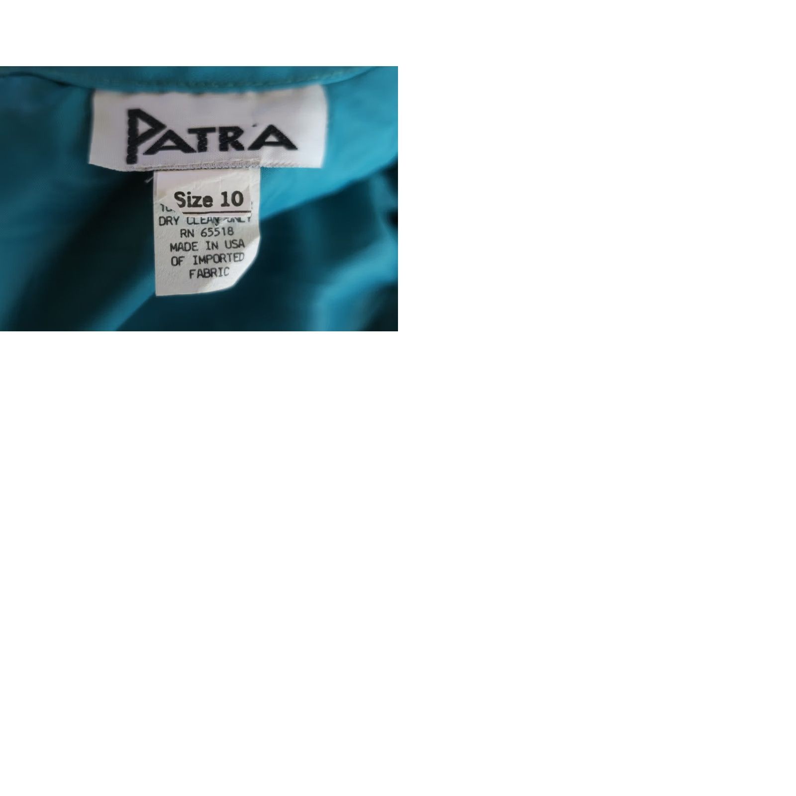Vintage VINTAGE Patra Dress Knee Length Sequin Chiffon Organza Cape Design 80s Blue Sz 10 Womens Size L / US 10 / IT 46 - 9 Thumbnail