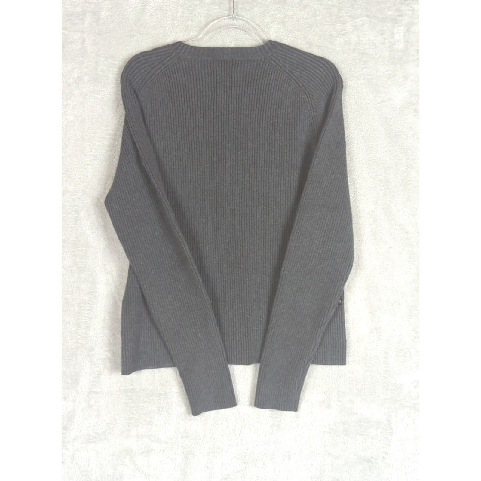 Victorinox VINTAGE Victorinox Gray Heavy Weight Cotton Ribbed Knit Crewneck Sweater L Mens Pullover Casual Winter Fall Spring Size US L / EU 52-54 / 3 - 7 Thumbnail