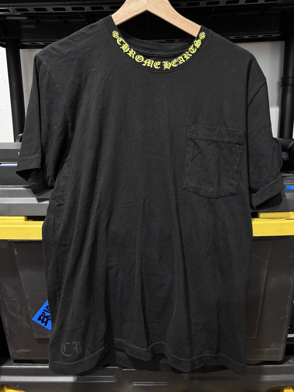 Chrome Hearts Chrome Hearts Neon Script Logo Black Tee Size US M / EU 48-50 / 2 - 1 Thumbnail