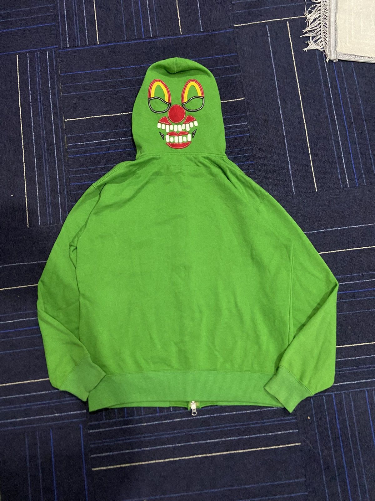Japanese Brand Mackdaddy funny face hooded zipper jacket Size US L / EU 52-54 / 3 - 8 Thumbnail