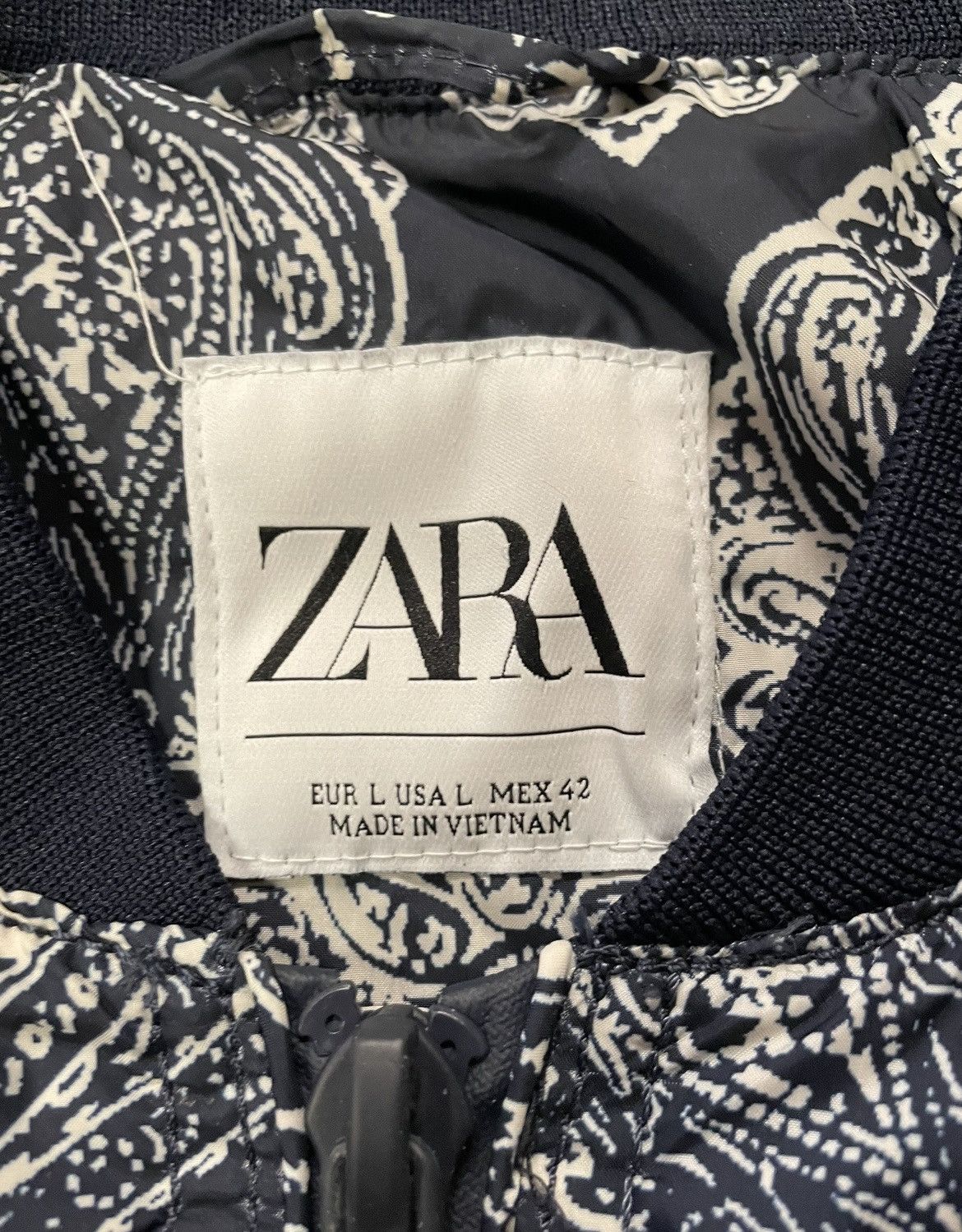 Zara Zara Zip Up Jacket Size Large Size US L / EU 52-54 / 3 - 4 Thumbnail