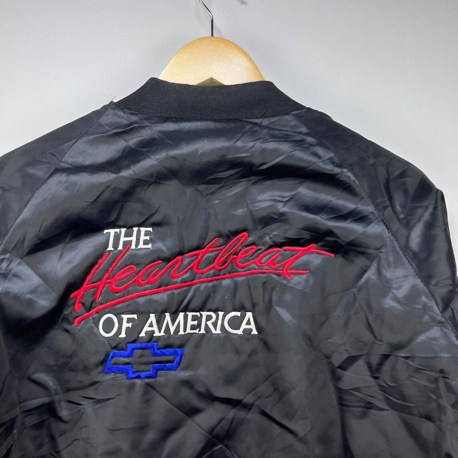 Vintage Vintage 80s Chevrolet XL Satin Heartbeat of America West Ark Size US XL / EU 56 / 4 - 6 Thumbnail