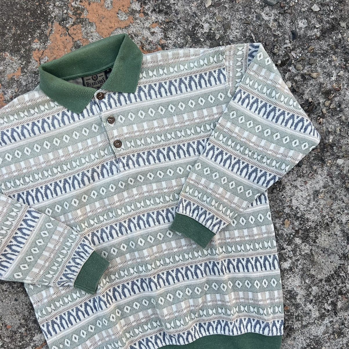 Vintage Vintage Sweater Knit Boxy Oversize Coogi Y2K 90s Size US L / EU 52-54 / 3 - 4 Thumbnail