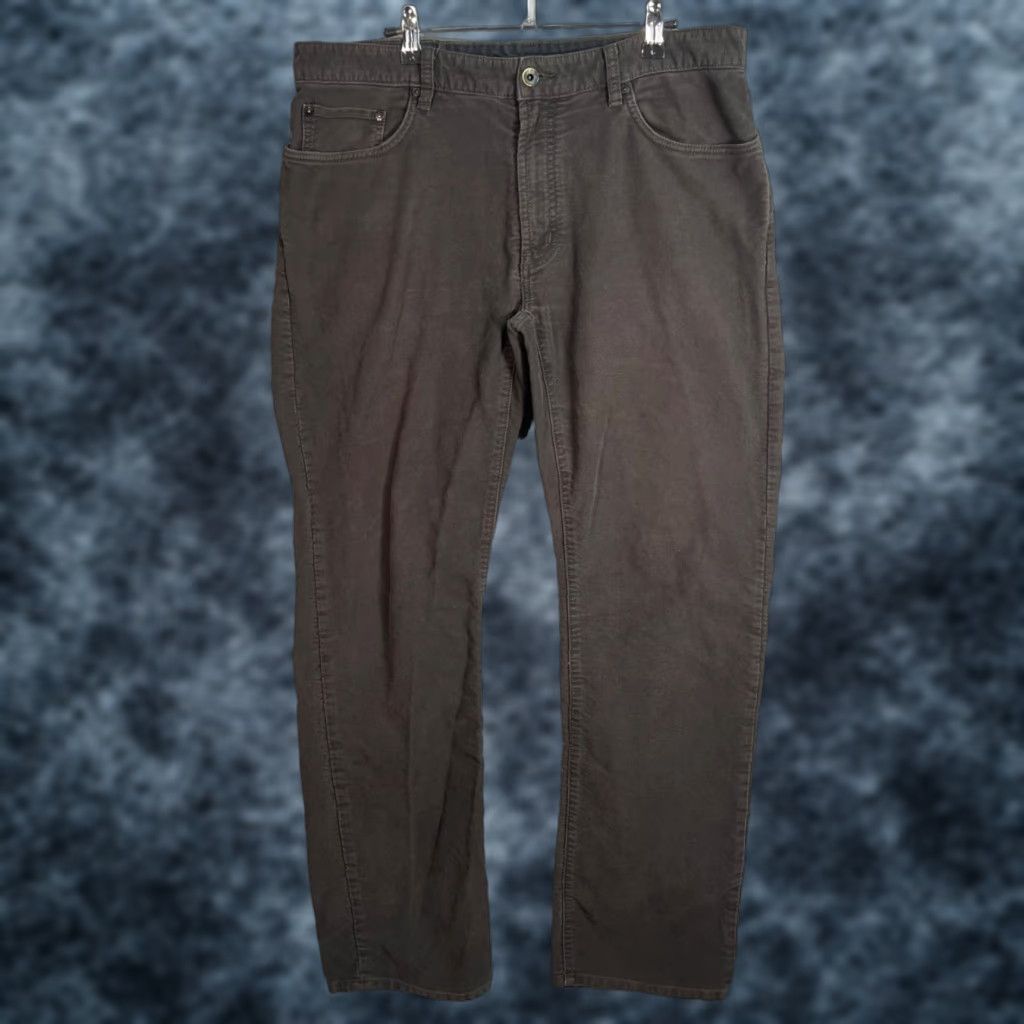 John Varvatos U.S.A. Pants Adult 36 RG Black Cotton Straight Leg Chino Inseam 33in USA Mens