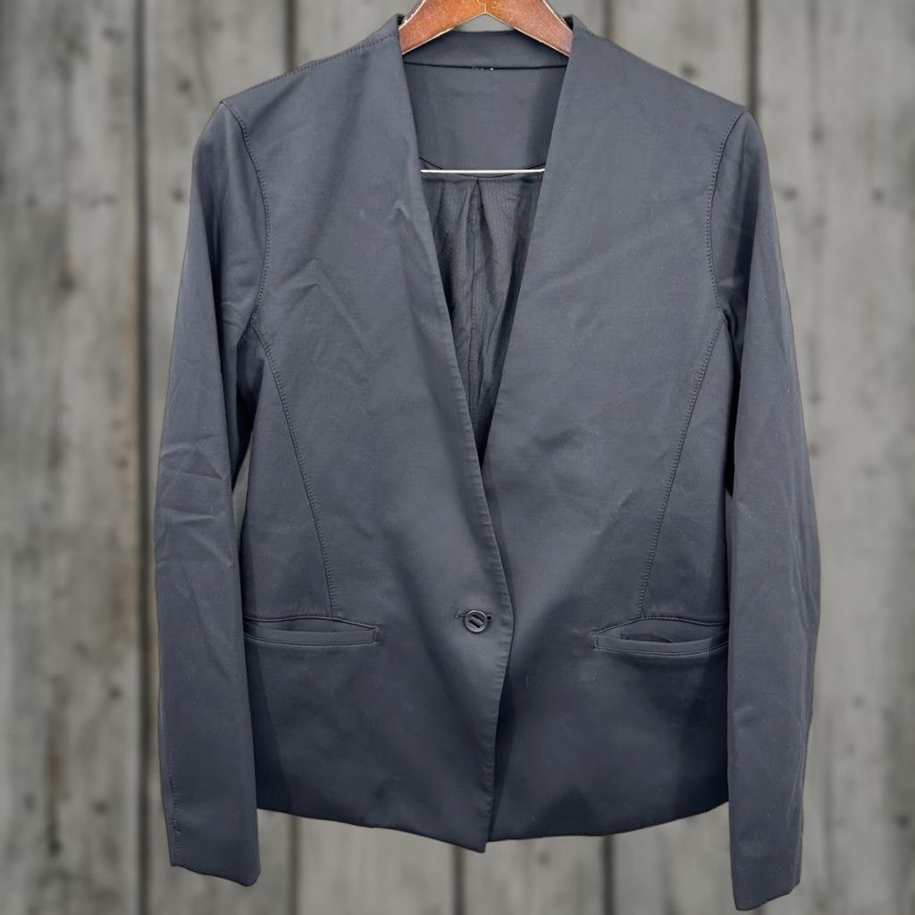 Lululemon Lululemon Power Date Blazer Womens Small One Button Stretch Pockets Black READ Size S / US 4 / IT 40 - 1 Thumbnail