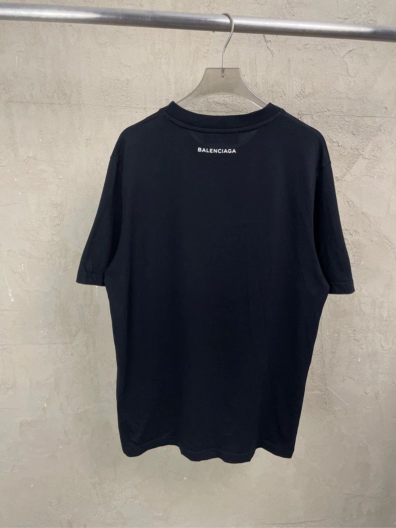 Balenciaga Balenciaga Black Night Print Short Sleeve T-Shirt 2502-Next Size US S / EU 44-46 / 1 - 2 Thumbnail