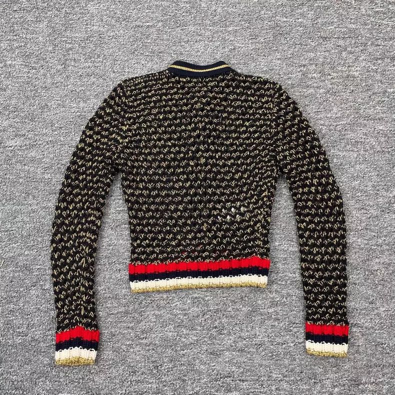 Gucci Gucci Striped hollowed-out small fragrant jacket 2504-Nexta Size S / US 4 / IT 40 - 2 Thumbnail