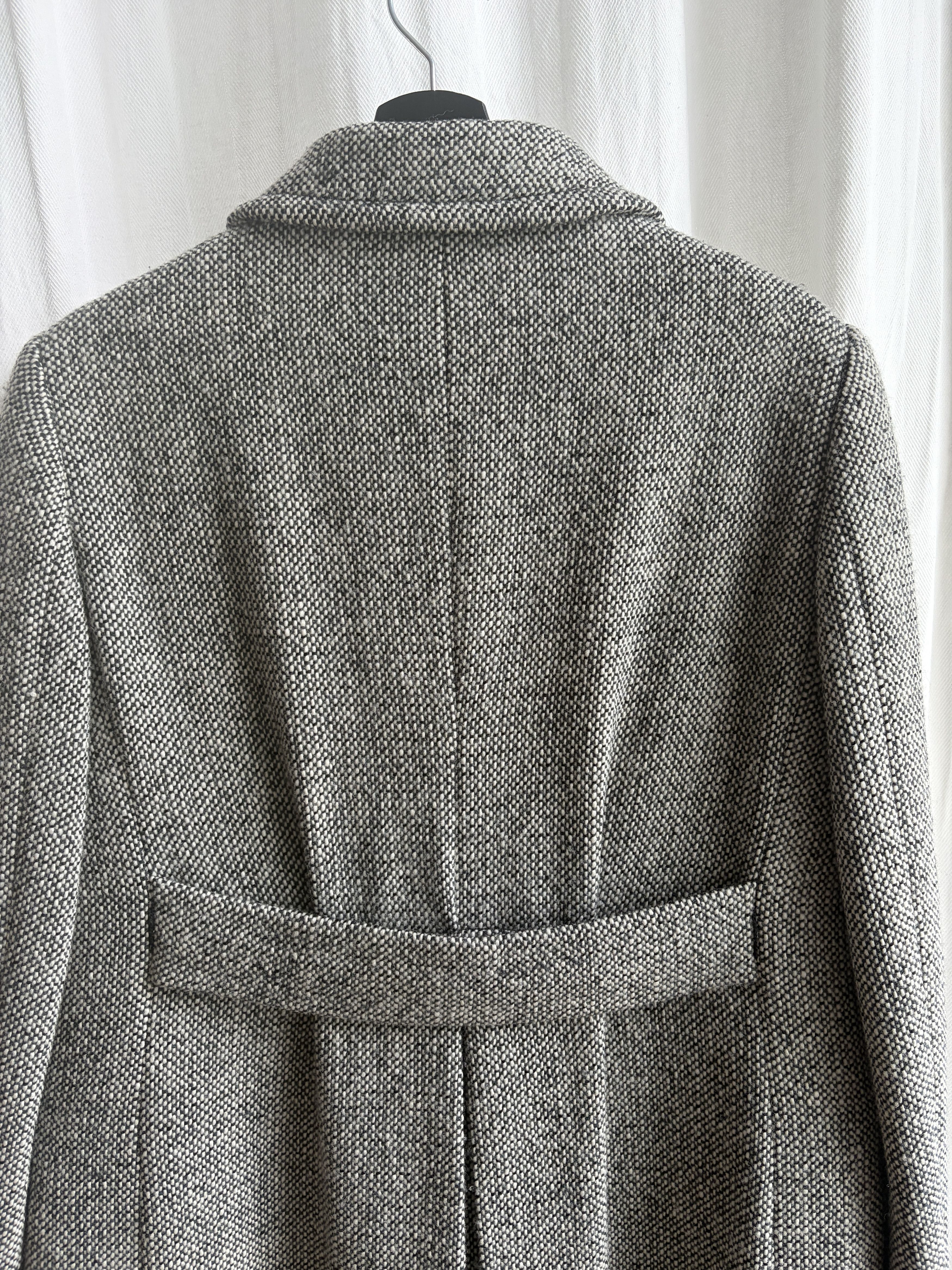 Miu Miu AW11 Tweed Wool Coat Size L / US 10 / IT 46 - 9 Thumbnail