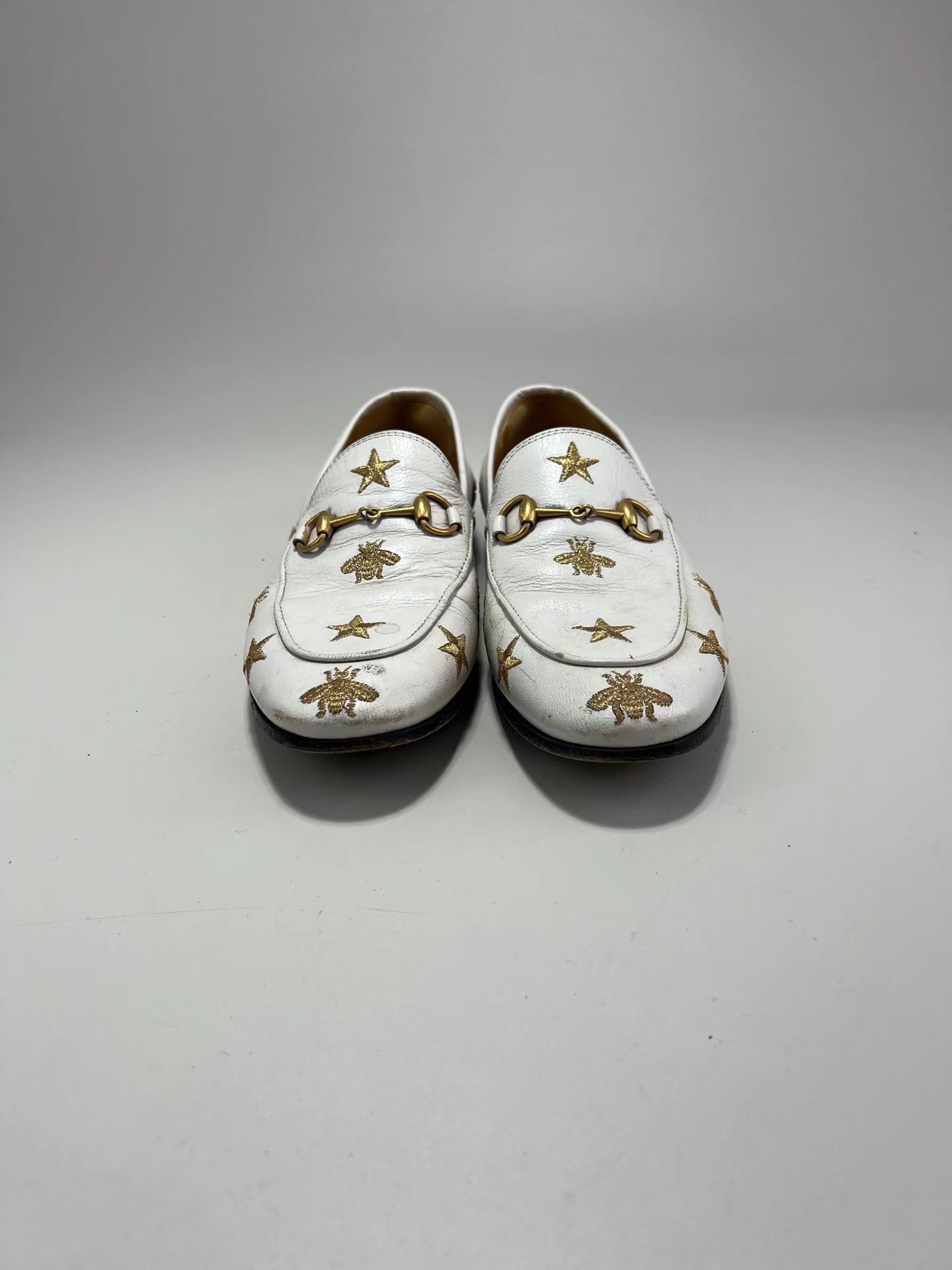 Gucci GUCCI Bee-Embroidered Loafers Size US 8 / IT 38 - 2 Thumbnail