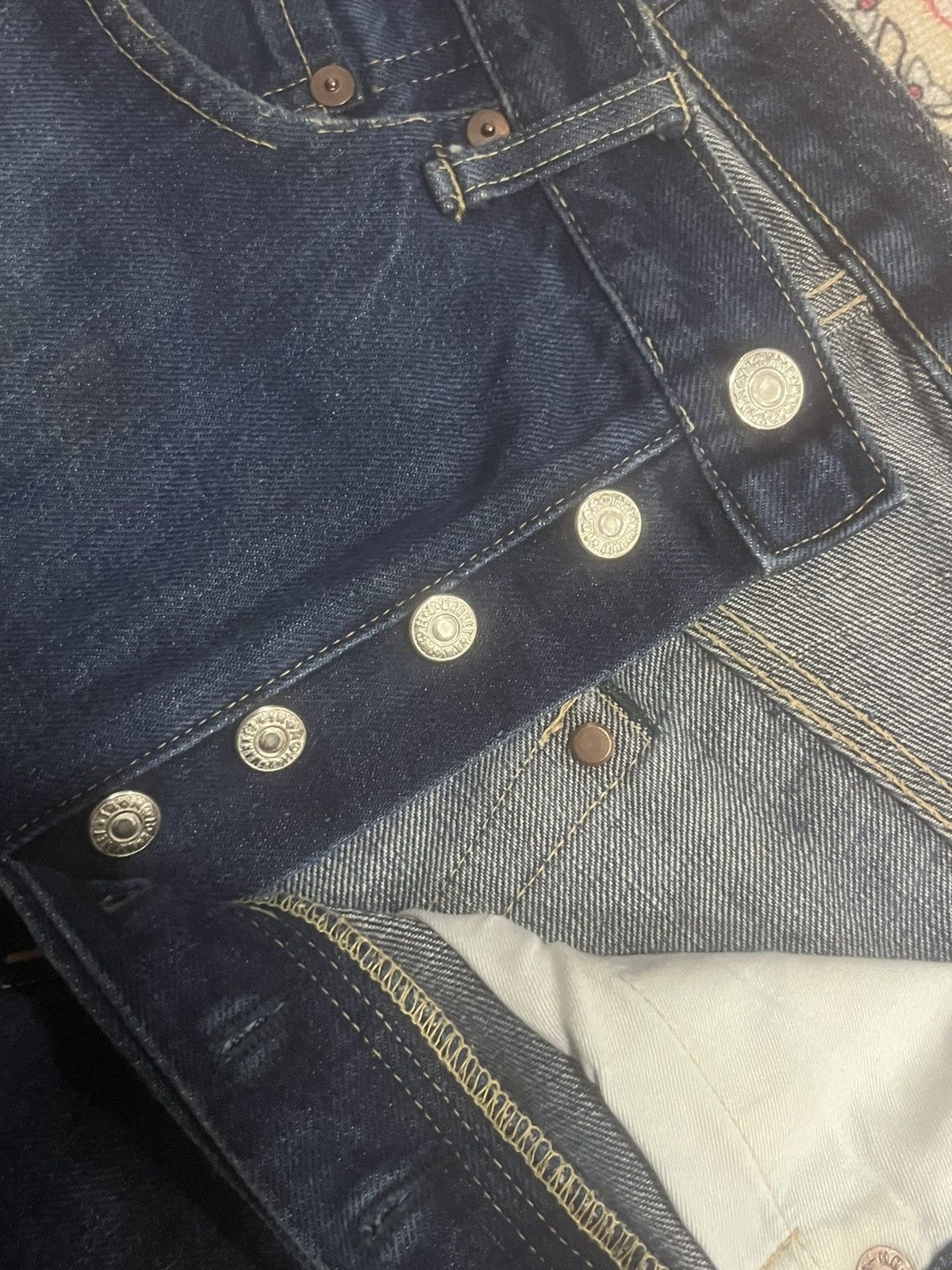 Blue Blue Japan Blue Blue Japan Blue Washed Straight Fit Selvedge Jeans Size US 31 - 6 Thumbnail