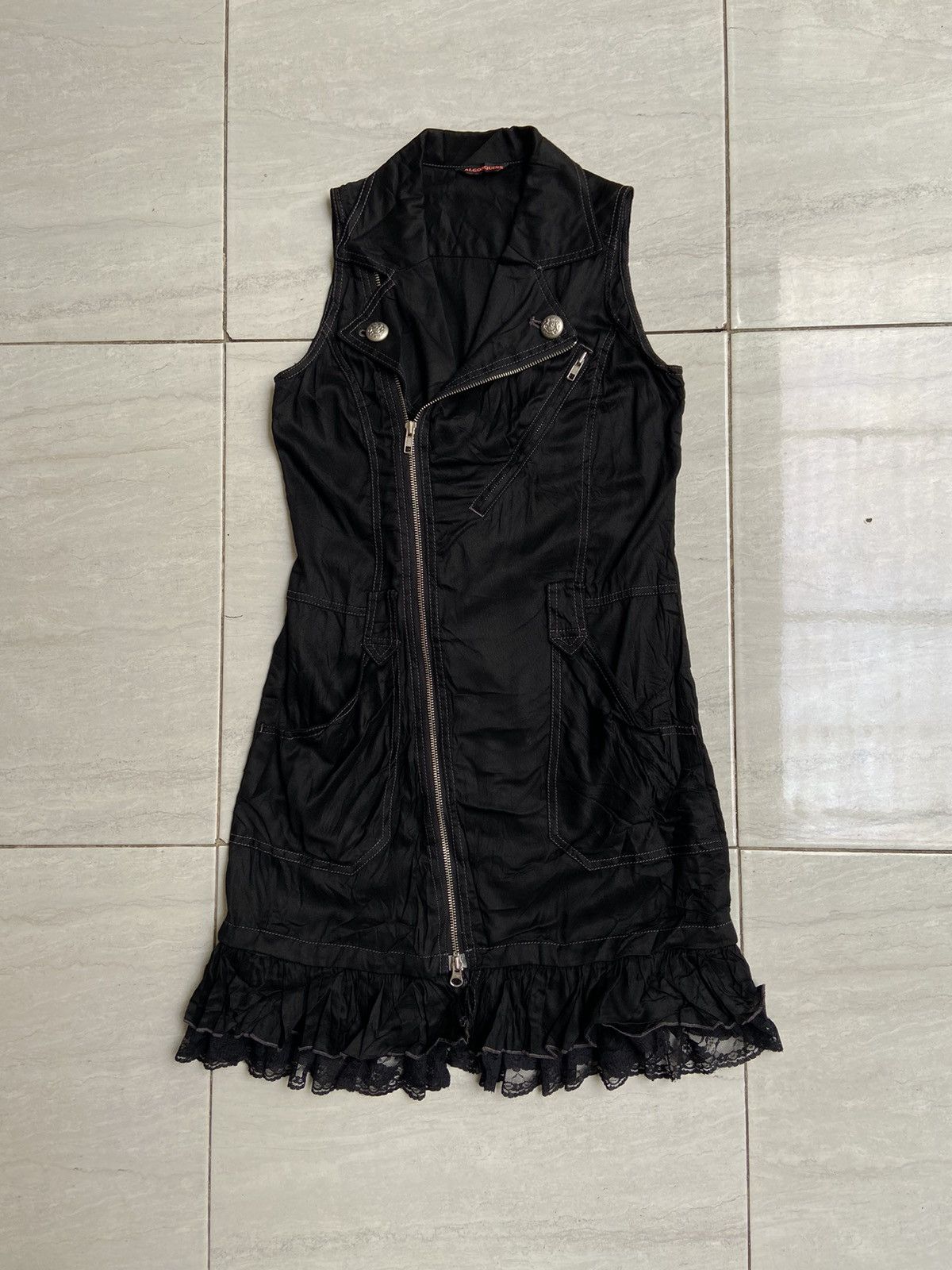 Designer × Japanese Brand × Seditionaries ALGONQUINS Black Dress Size XS / US 0-2 / IT 36-38 - 12 Thumbnail