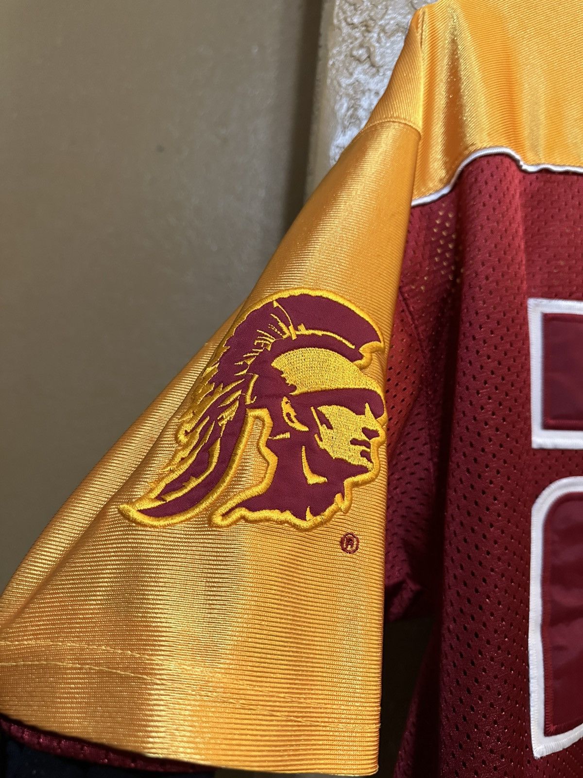 Vintage 📌 Vintage USC Trojans Football College Jersey large Size US L / EU 52-54 / 3 - 3 Thumbnail